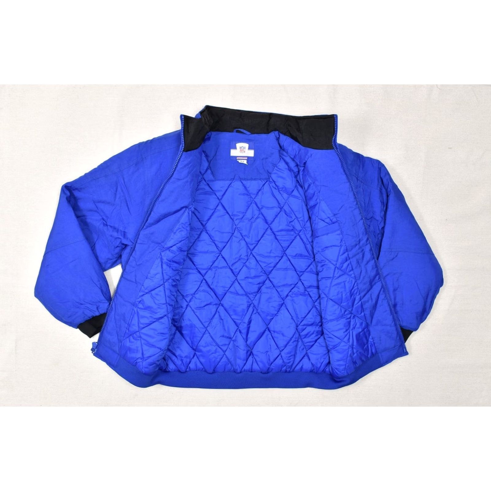 Reebok VINTAGE Reebok NFL Equipment Puffer Jacket Full Zip Solid Men's Size L Blue Jacket Size US L / EU 52-54 / 3 - 7 Thumbnail