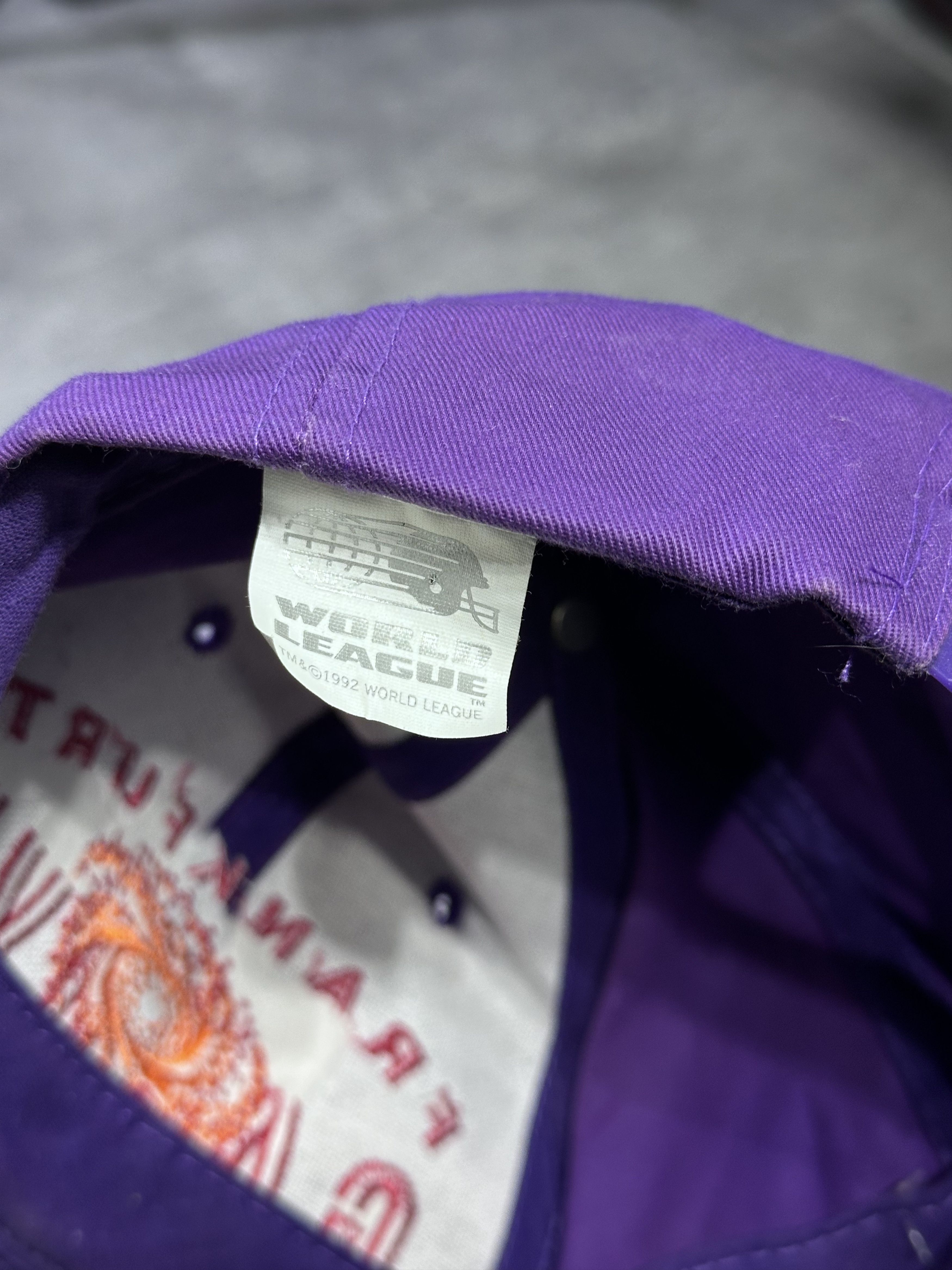 Vintage Frankfurt galaxy vintage purple hat snapback Size ONE SIZE - 4 Thumbnail