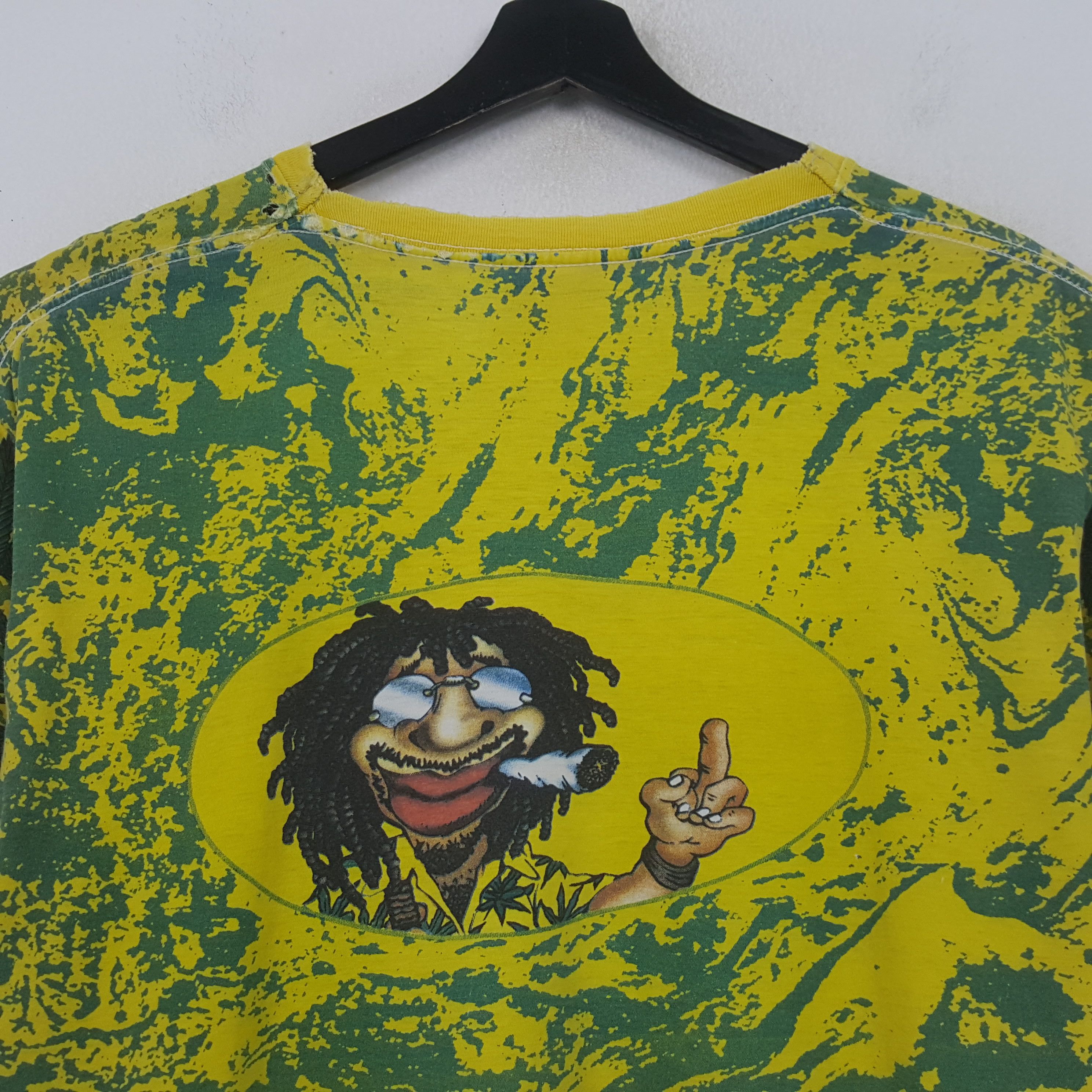 Vintage Bob Marley Rare Design Tshirt RR1 Size US XL / EU 56 / 4 - 4 Thumbnail