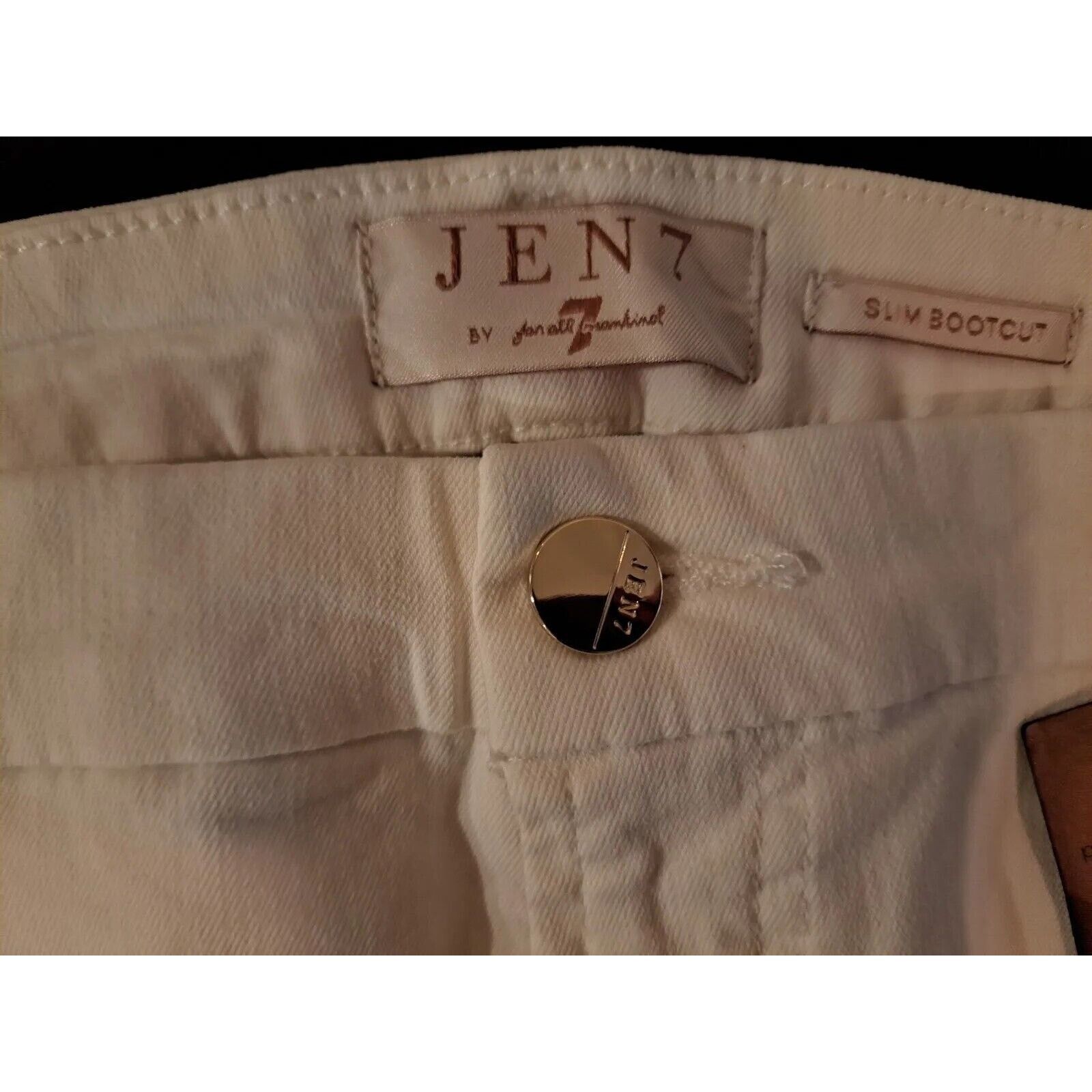 7 For All Mankind 7 For All Mankind Jen 7 Slim Bootcut Jeans Seven White 14 Size 36" / US 14 / IT 50 - 7 Thumbnail
