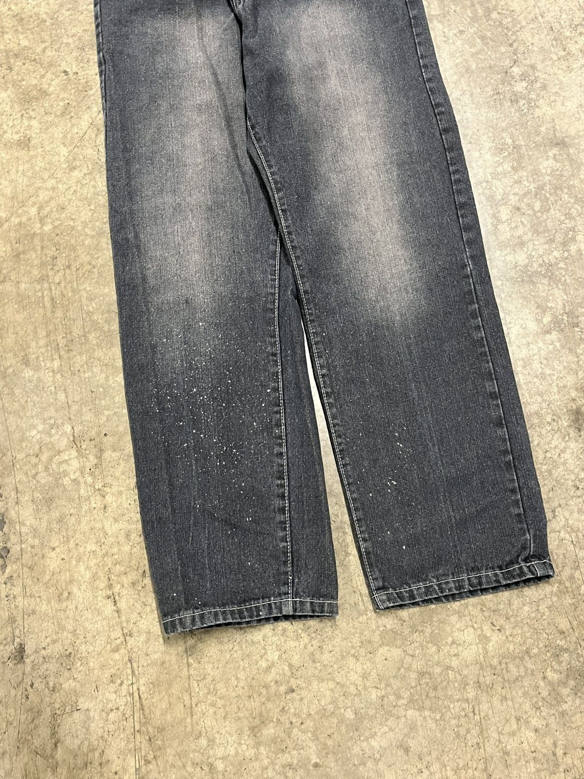 Southpole × Vintage Y2k baggy fit wide leg faded black denim skater hype rare Size US 34 / EU 50 - 8 Thumbnail