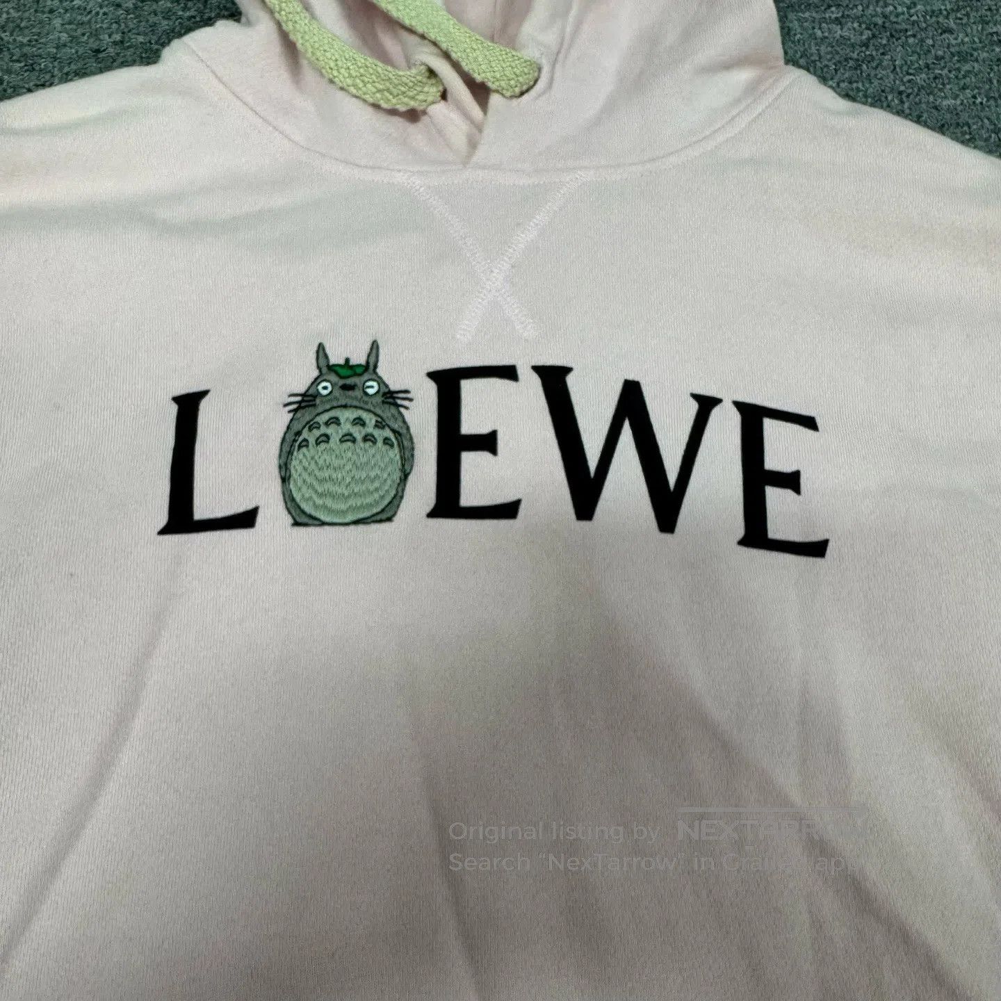 Loewe LOEWE × Dragon Cat Co-branded Embroidered Logo Hoodie| Size L / US 10 / IT 46 - 4 Thumbnail