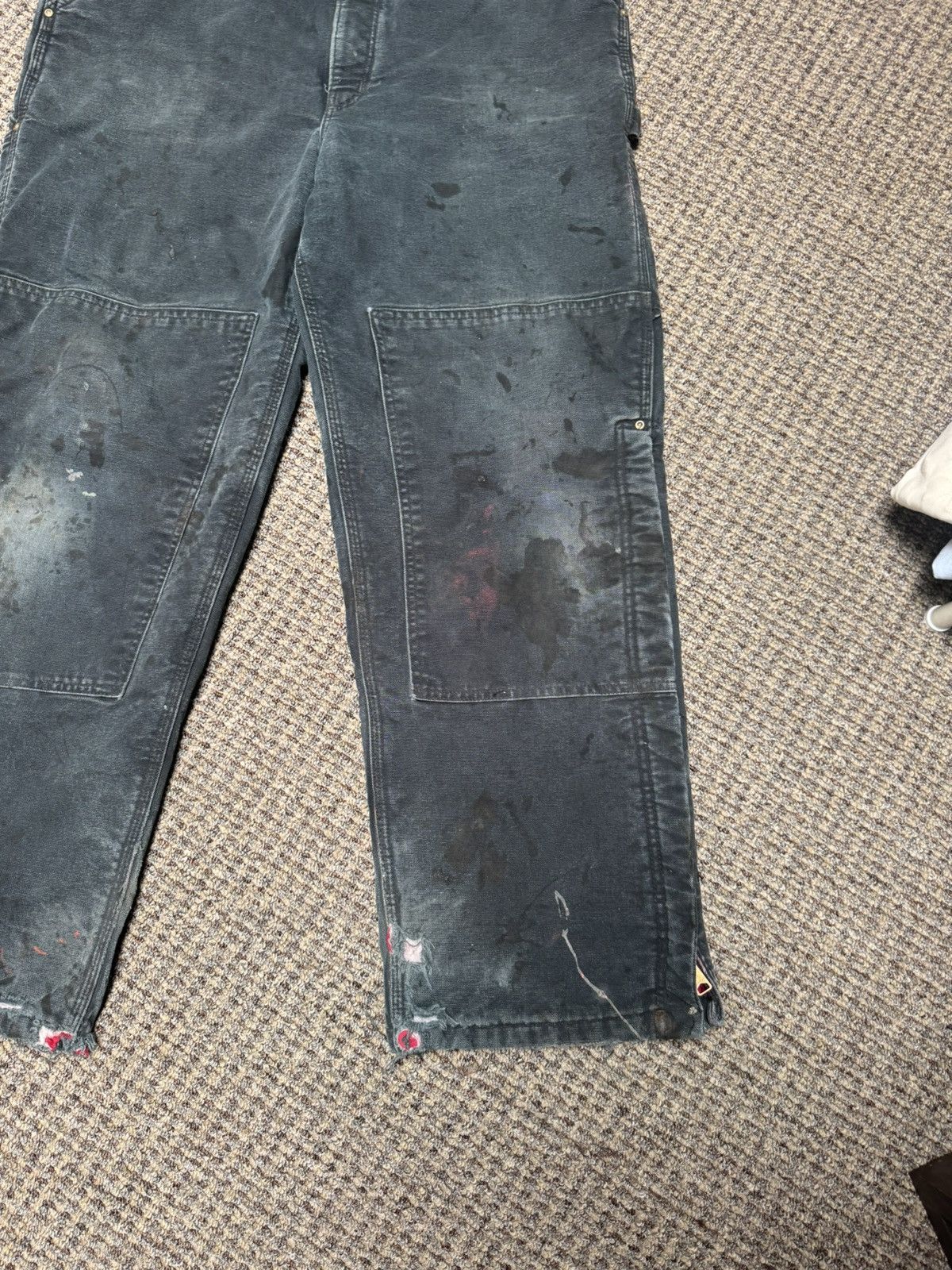 Carhartt Vintage Men’s Carhartt Work Black Double 90s Knee Size US 36 / EU 52 - 8 Thumbnail
