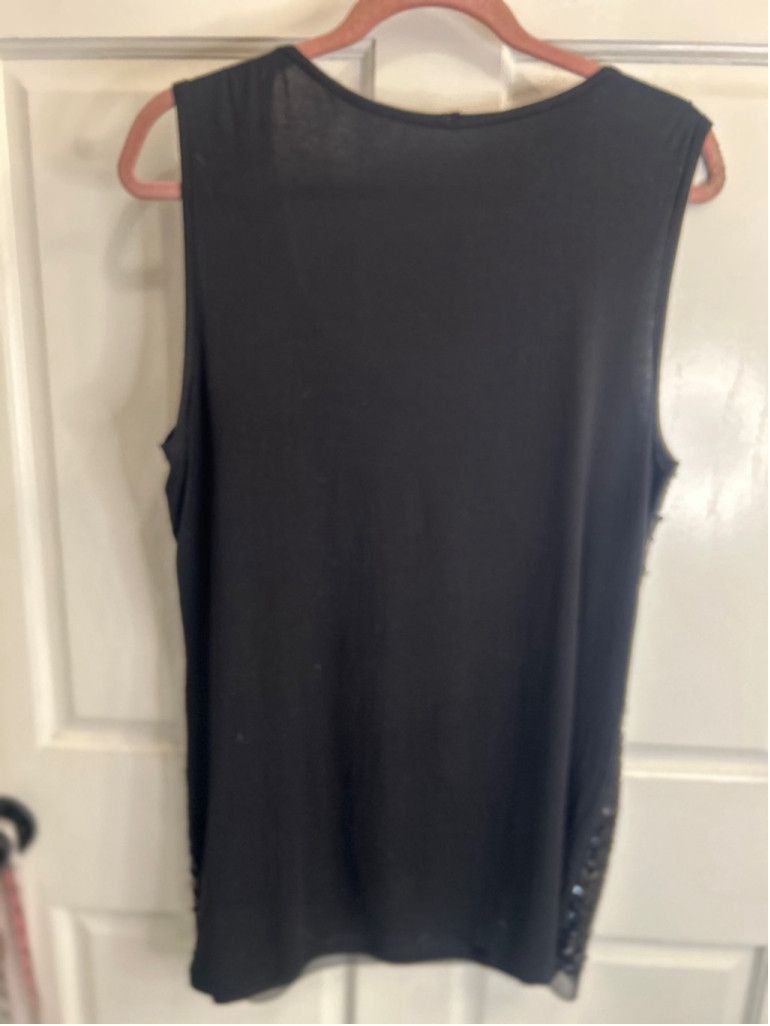 Elie Tahari Women's Elie Tahari Tank top, M, Black Size M / US 6-8 / IT 42-44 - 2 Thumbnail