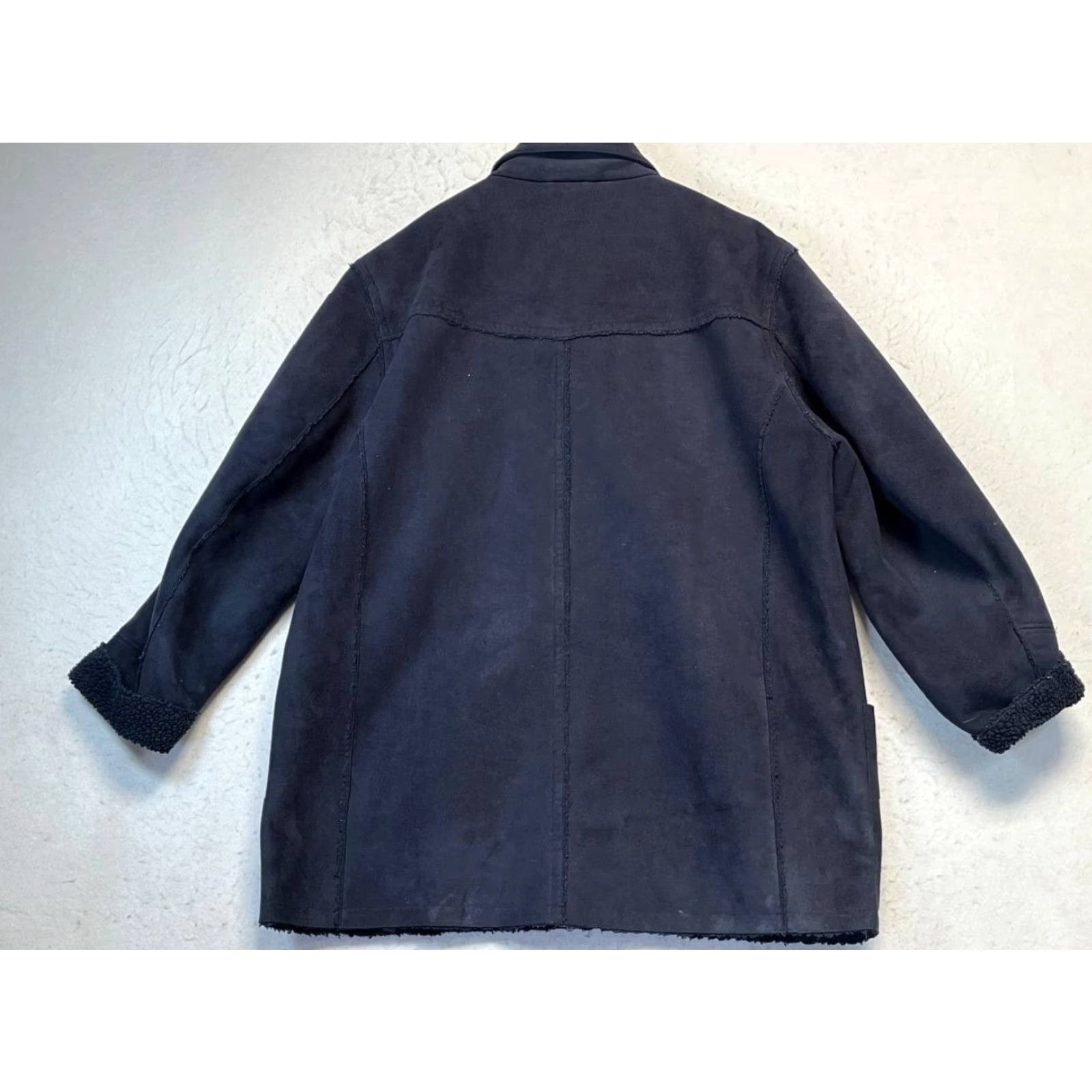 Kenneth Cole Kenneth Cole Reaction Jacket Anorak Black 2XL Men Suede Look Sherpa Lined Size US XXL / EU 58 / 5 - 2 Thumbnail