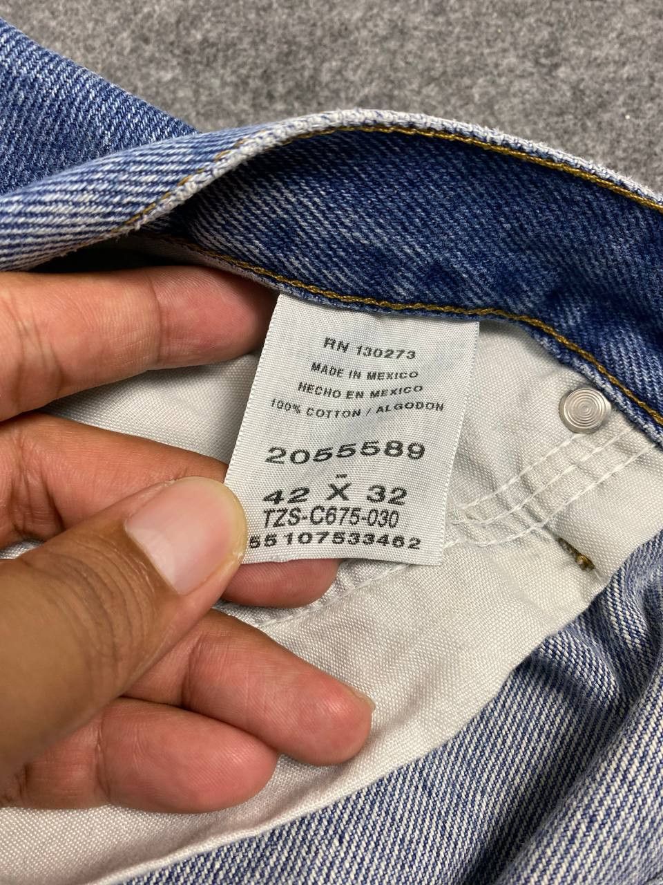 Lee vintage lee relaxed fit distressed denim Size US 44 / EU 60 - 14 Thumbnail