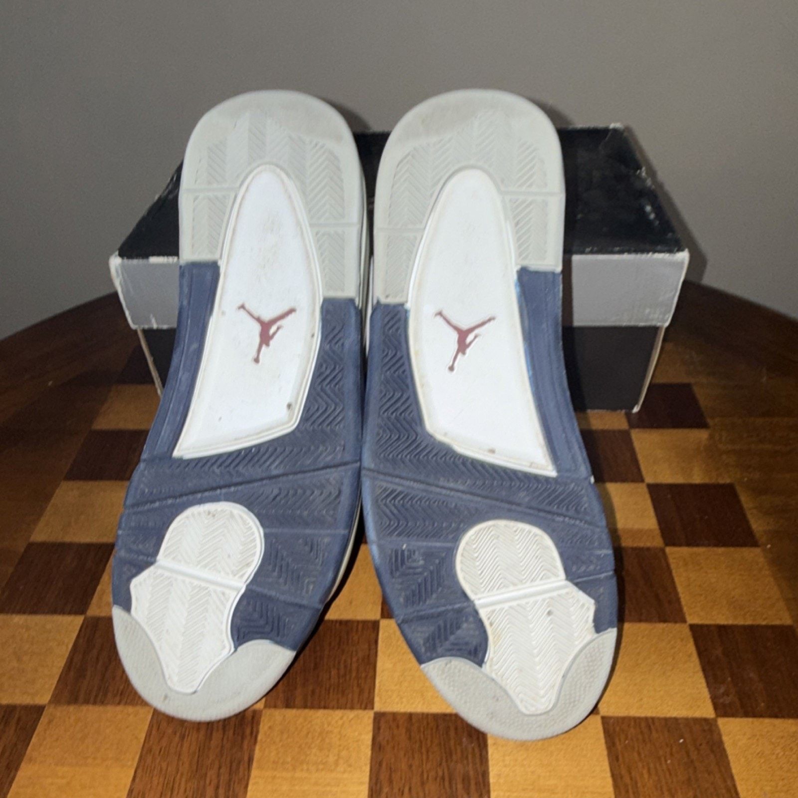 Jordan Brand Jordan Dub Zero White Midnight Navy Men's 13 Air Jordan Size US 13 / EU 46 - 4 Thumbnail