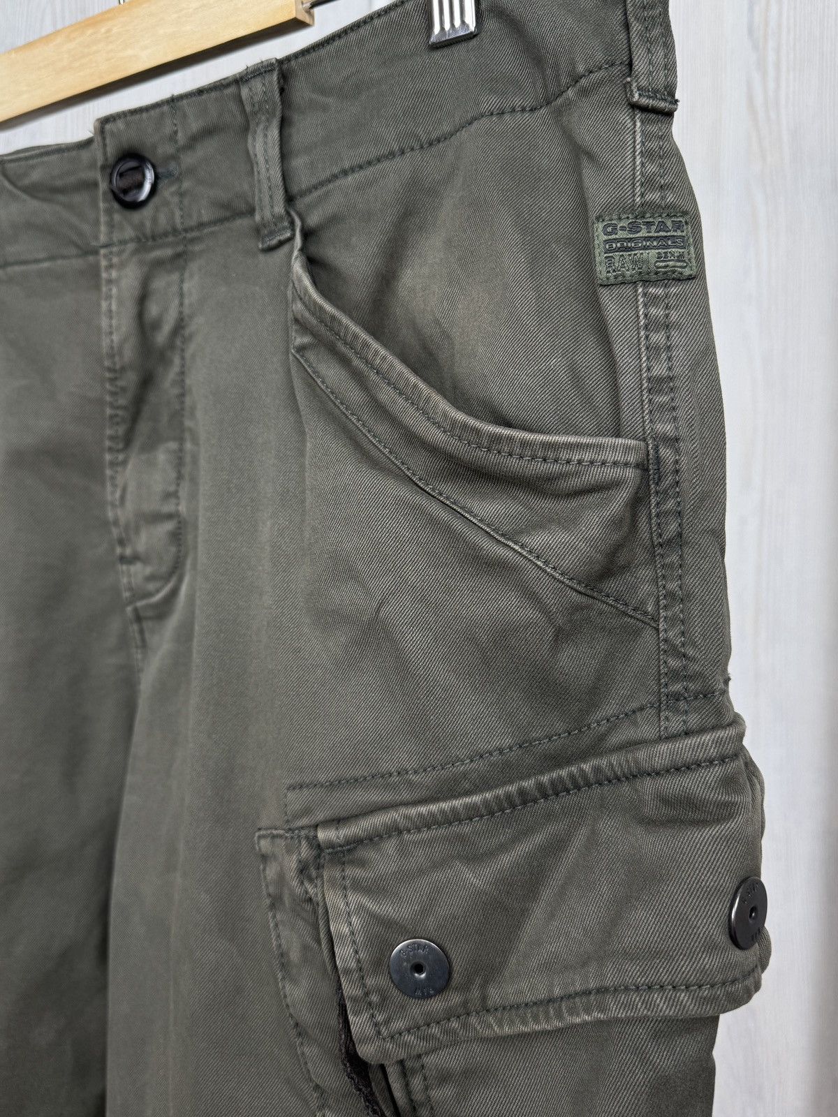 G-Star G-Star Raw Men's Roxic Cargo Shorts Tan Size US 32 / EU 48 - 6 Thumbnail