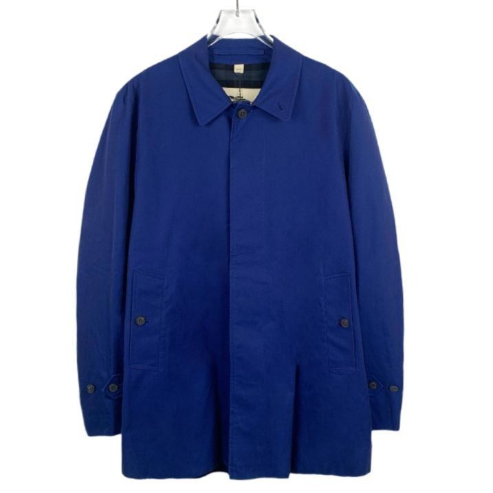 Burberry Burberry London Blue Single-Breasted Lapel Cotton & Silk Tre Size US M / EU 48-50 / 2 - 1 Thumbnail