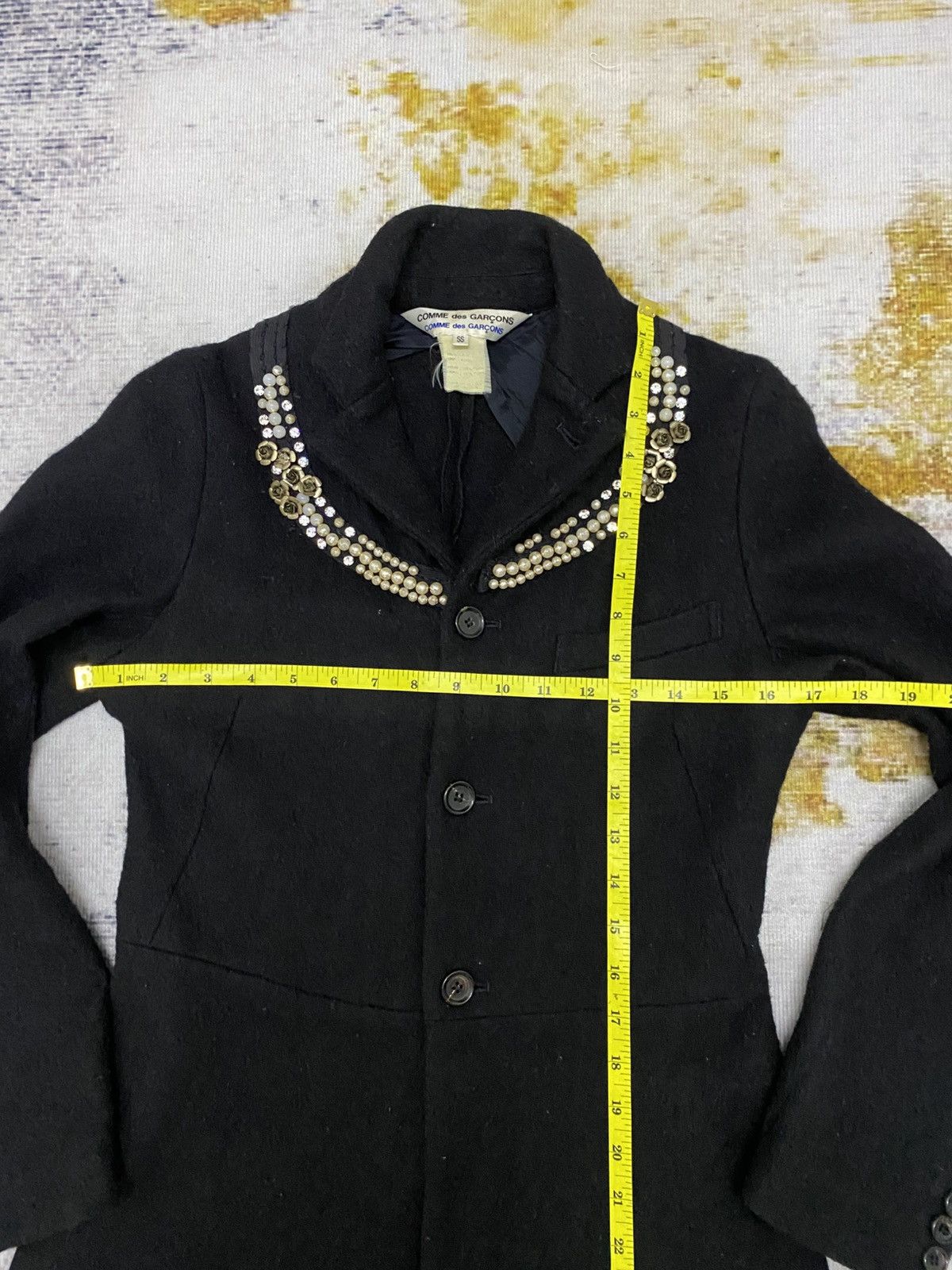 Comme des Garcons Comme Des Garcons W8J001 Wool Jacket Size S / US 4 / IT 40 - 16 Thumbnail
