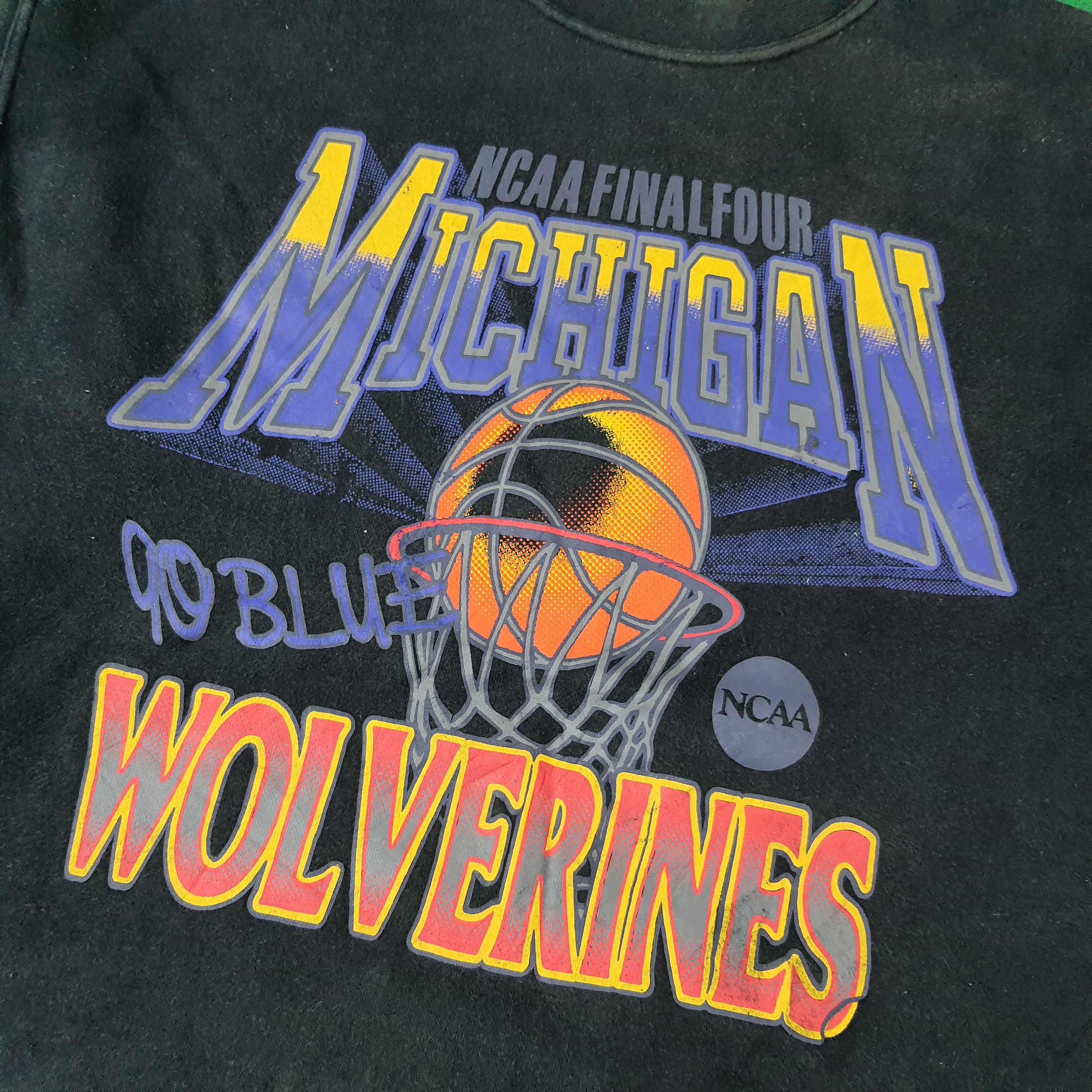 NCAA Vintage NCAA Michigan Wolverines Sweatshirt C261N21 Size US L / EU 52-54 / 3 - 2 Thumbnail