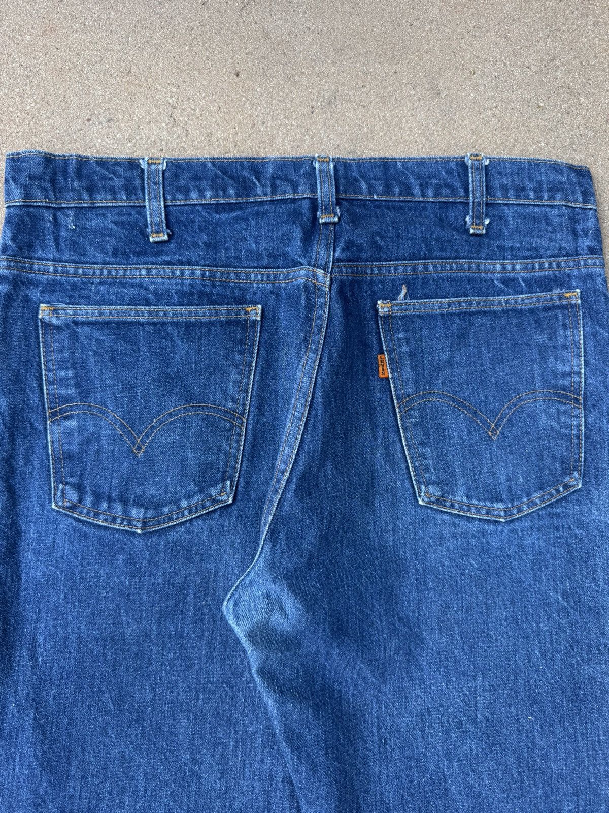Levi's × Vintage Vtg 70’s Levi’s 646 Orange Tab Bellbottom Flare Jeans 36x29 Size US 36 / EU 52 - 8 Thumbnail