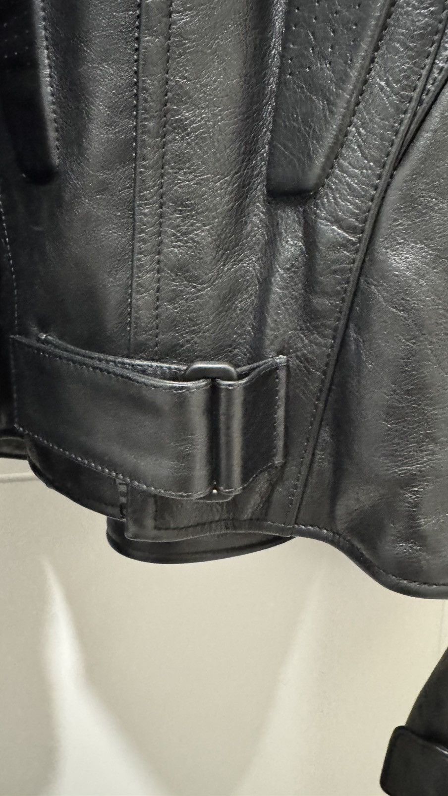 Balenciaga Balenciaga SS23 Mudshow Leather Biker Jacket Size US S / EU 44-46 / 1 - 7 Thumbnail