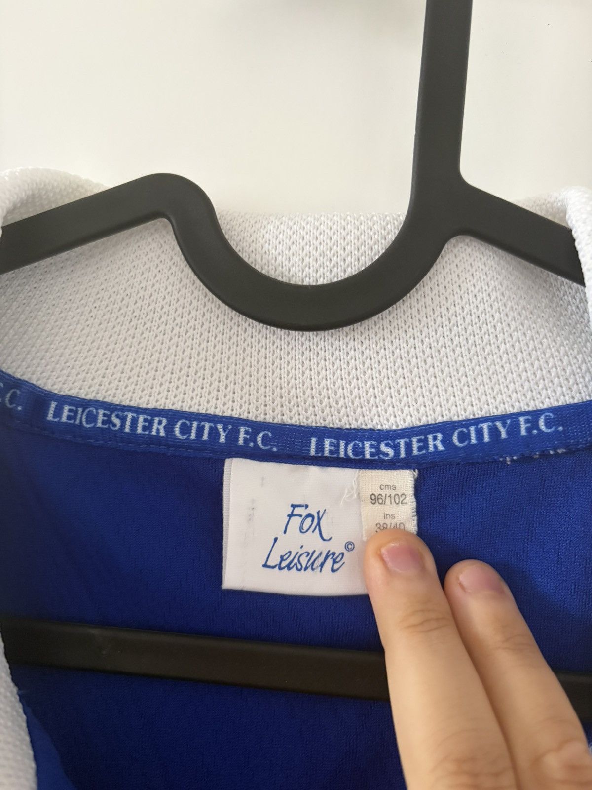 Leisure Society Leicester City Fox Leisure 1998-2000 home vintage Jersey Size US M / EU 48-50 / 2 - 4 Thumbnail