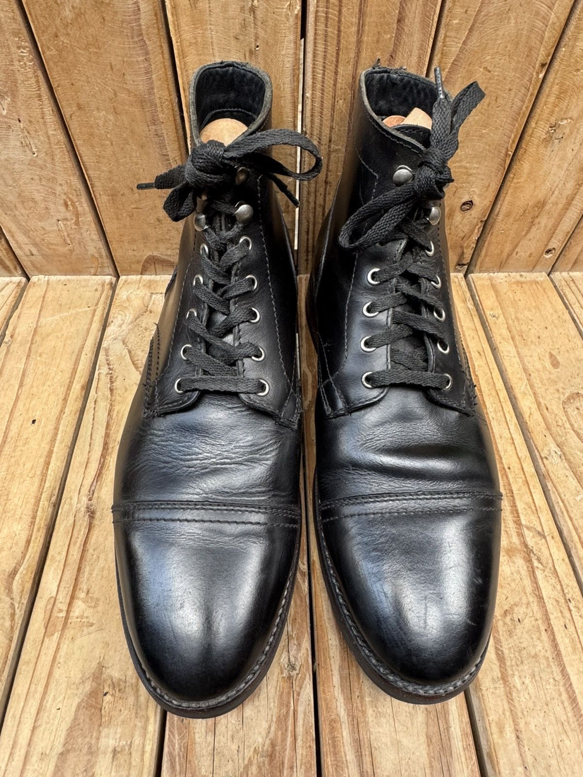Thursday Boot Company Thursday boots company captain black cap toe leather boots Size US 10 / EU 43 - 5 Thumbnail