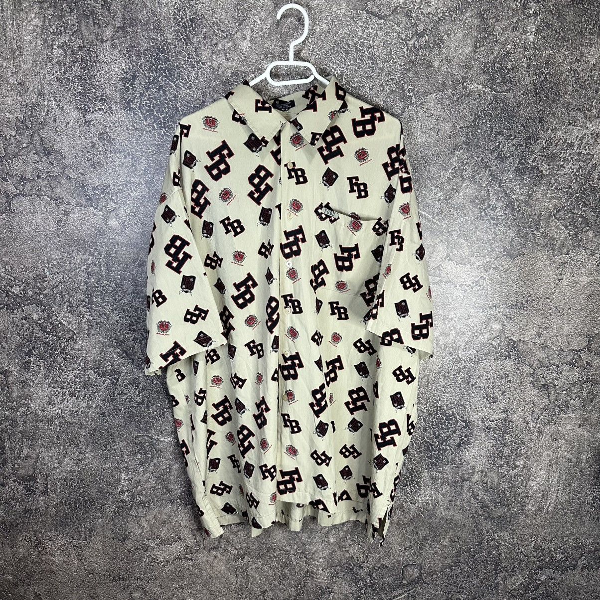 Fubu Vintage Rare Fubu Rap Monogram Shirt Size US XXL / EU 58 / 5 - 1 Thumbnail