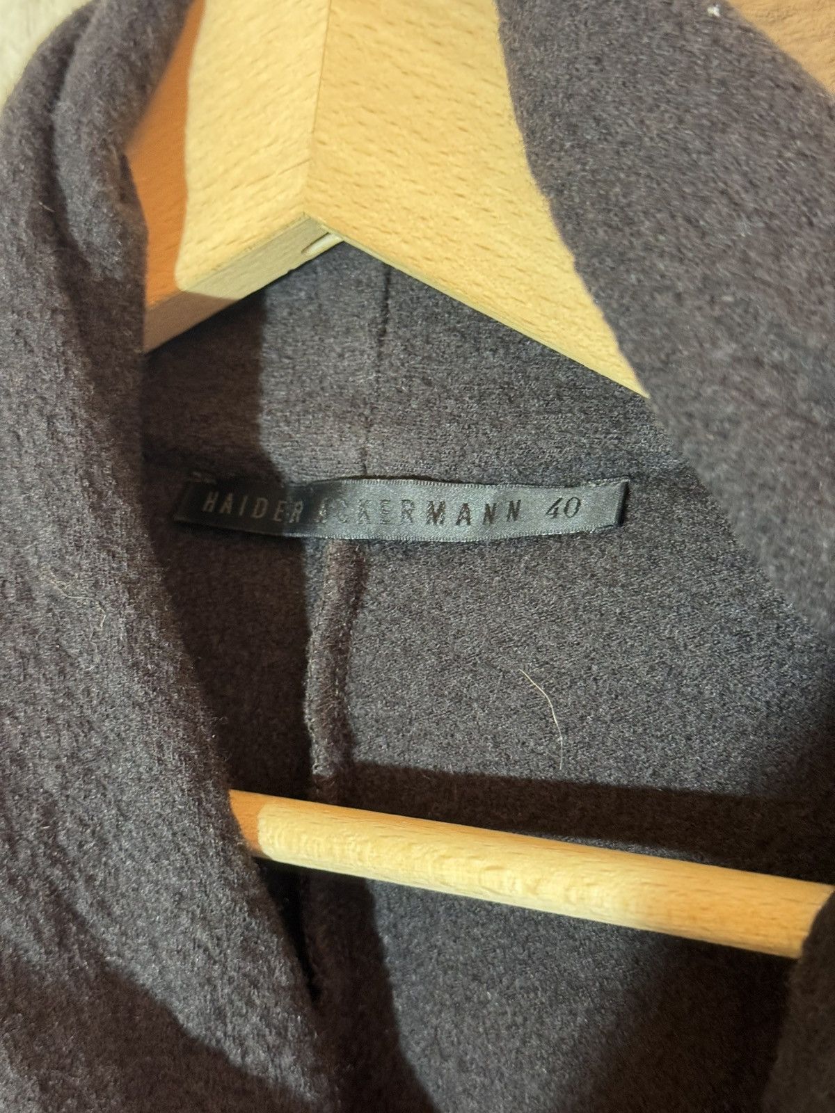 Haider Ackermann haider ackermann fw10 runway brown wool fitted jacket XS Size S / US 4 / IT 40 - 2 Thumbnail