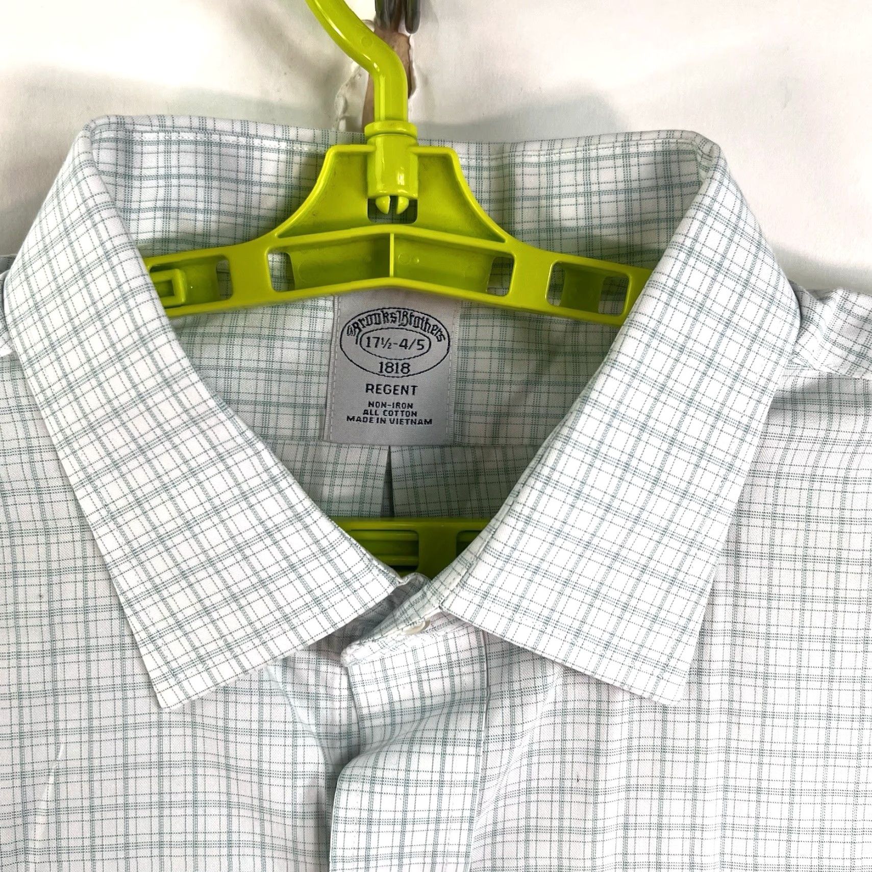 Brooks Brothers Brooks Brothers Regent Checked Button-Up Shirt Mens Size 17.5 34/35 Size US XL / EU 56 / 4 - 3 Thumbnail