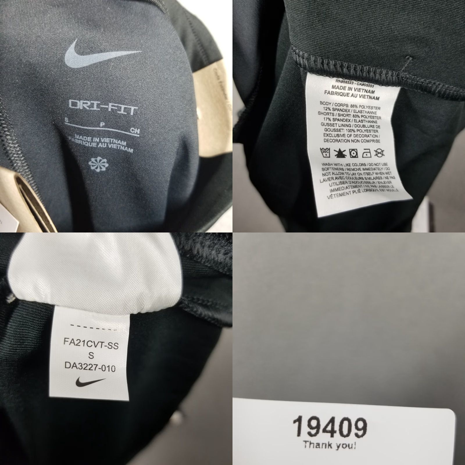 Nike Nike Dri-Fit UV Ace Golf Shorts Womens Small DA3227-010 Black Skirt Size 28" / US 6 / IT 42 - 8 Thumbnail