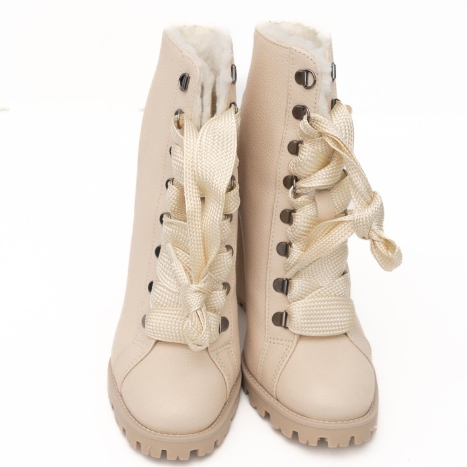 SCHUTZ Schutz. Zara Lace Up Winter Boots. Size US 7 / IT 37 - 7 Thumbnail
