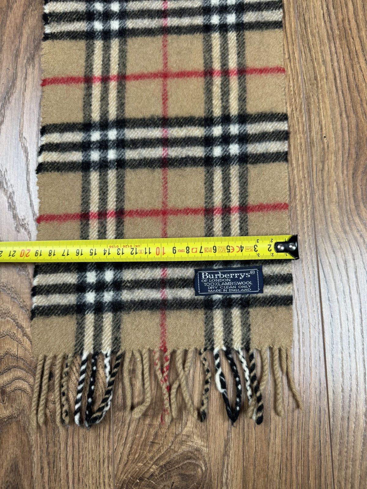 Burberry Vintage wool scarf Burberry’s 90s original luxury item Size ONE SIZE - 3 Thumbnail
