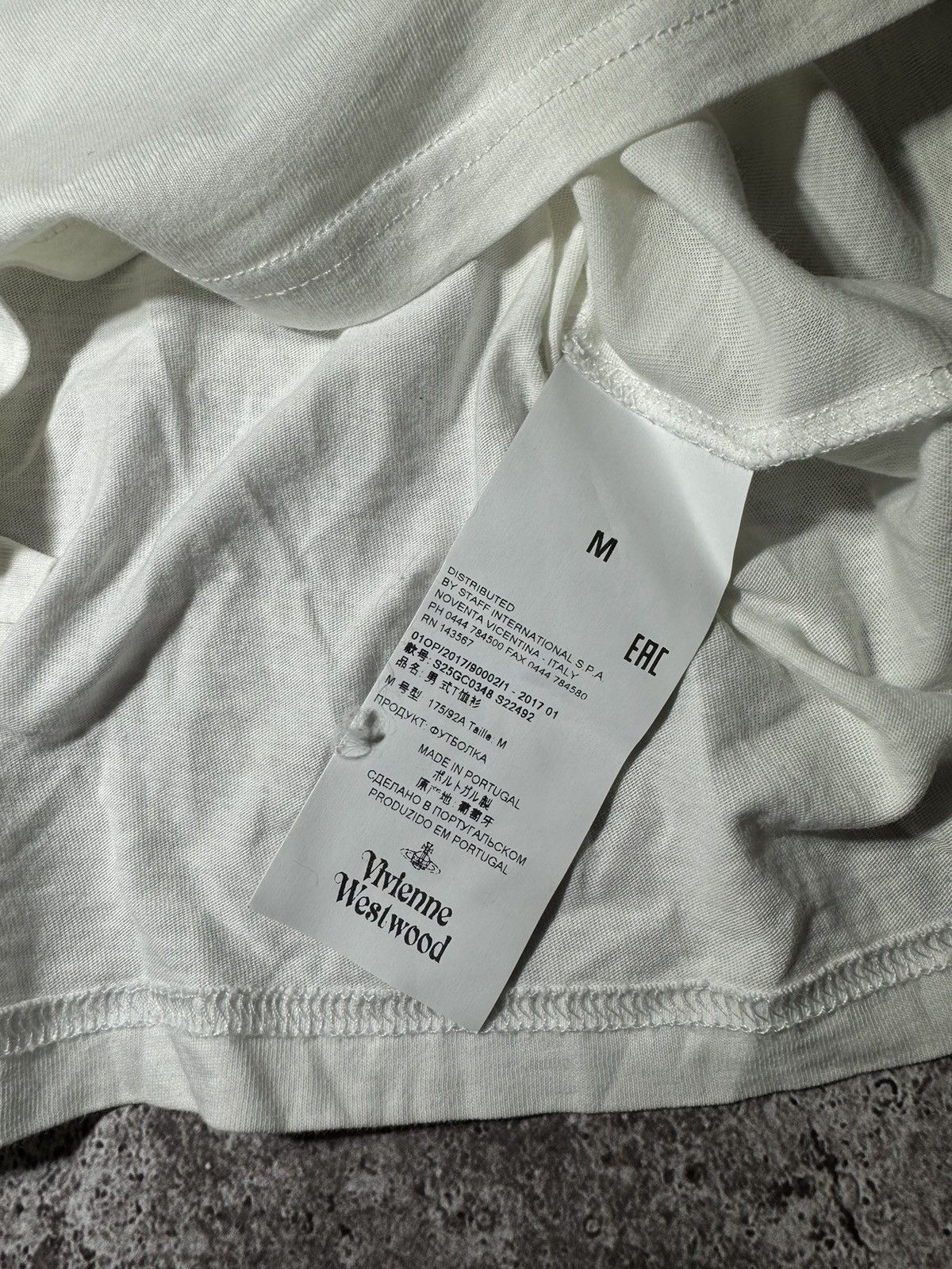 Vivienne Westwood Vivienne Westwood White basic t-shirt Size US M / EU 48-50 / 2 - 5 Thumbnail