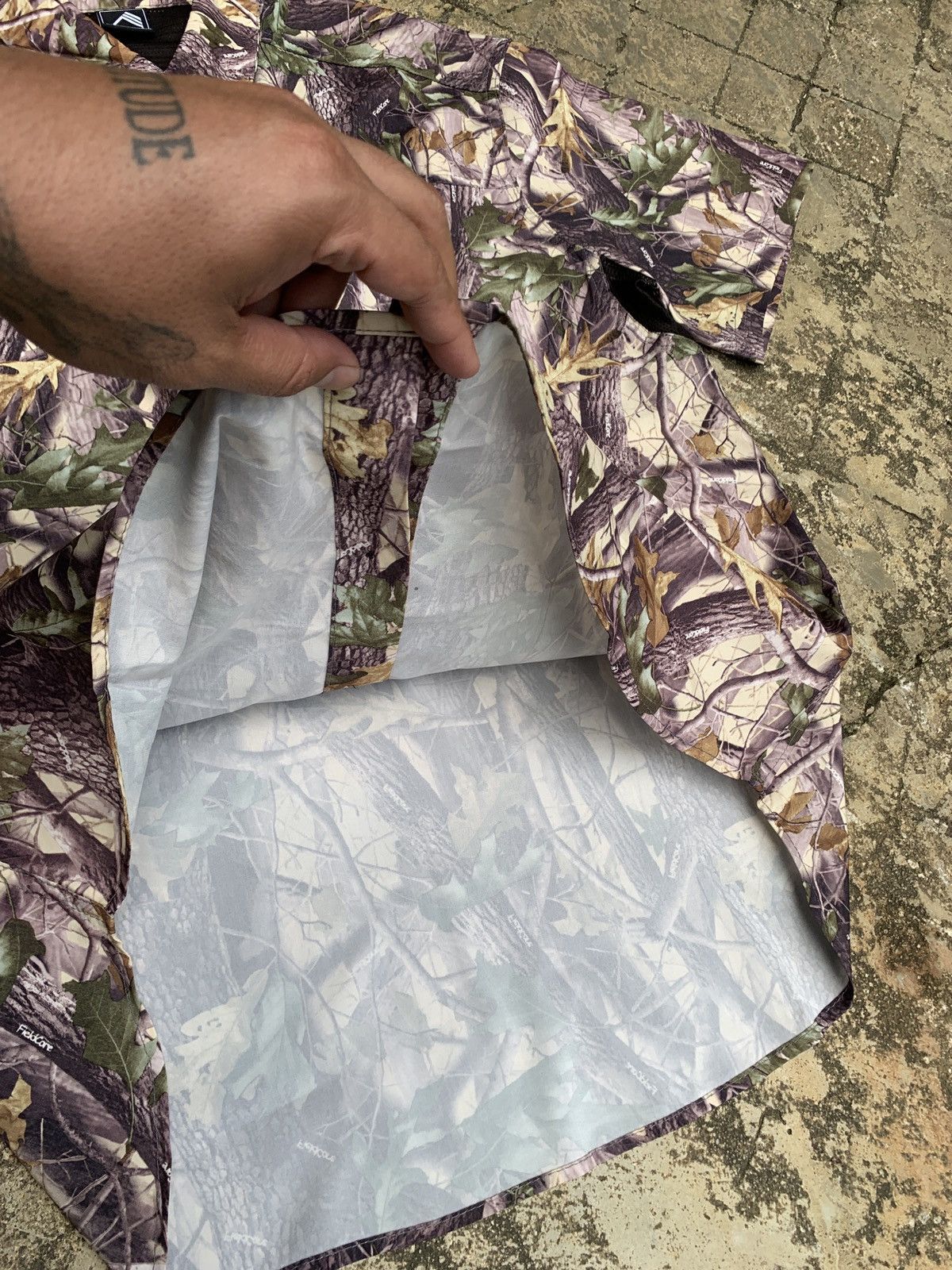 Hunter × Japanese Brand Field Core Japan Realtree Camo Hunting Vent Shirt Size US L / EU 52-54 / 3 - 7 Thumbnail