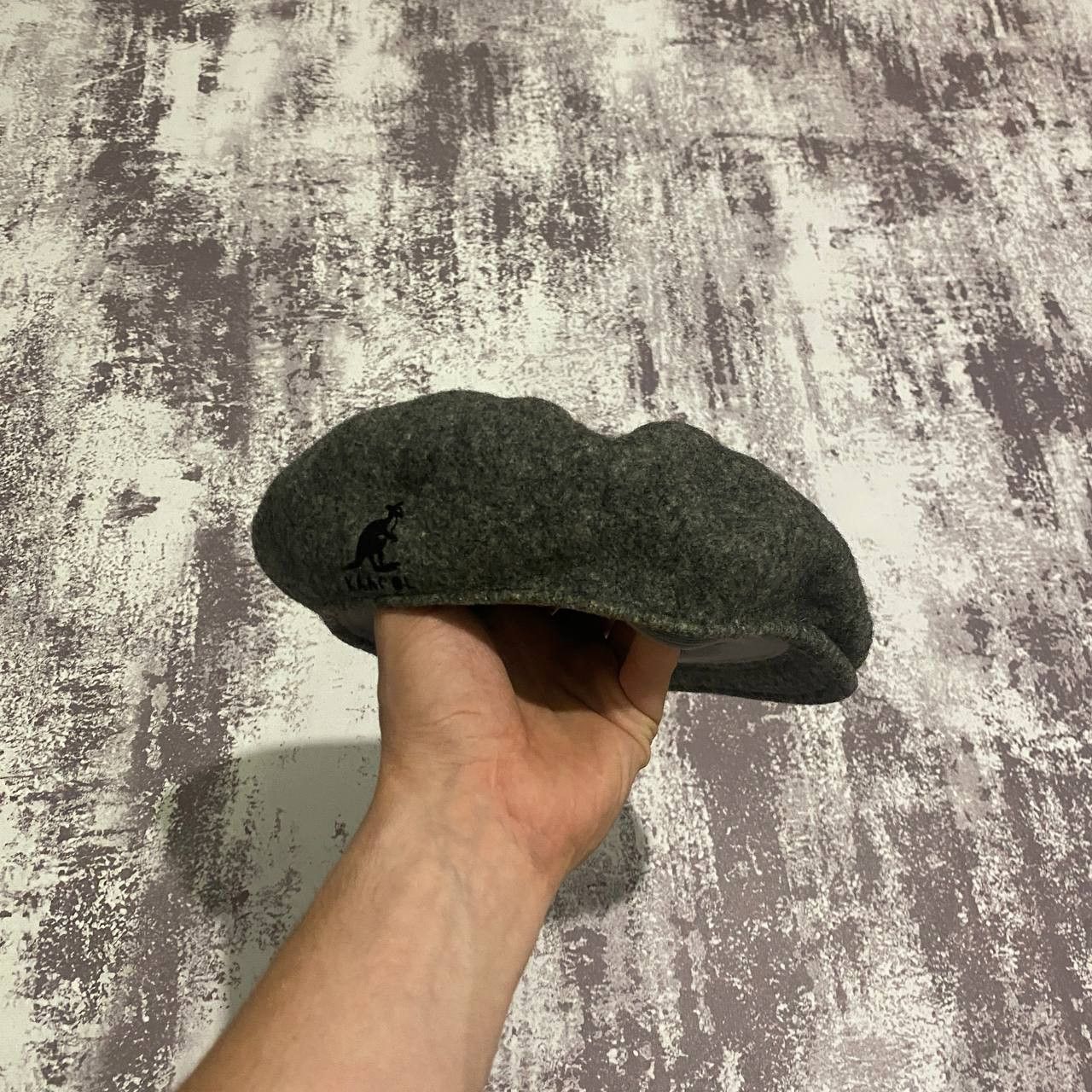 Kangol Kangol Vintage Wool 504 Grey Beret Cap Kangaroo Logo Y2K Size ONE SIZE - 1 Thumbnail