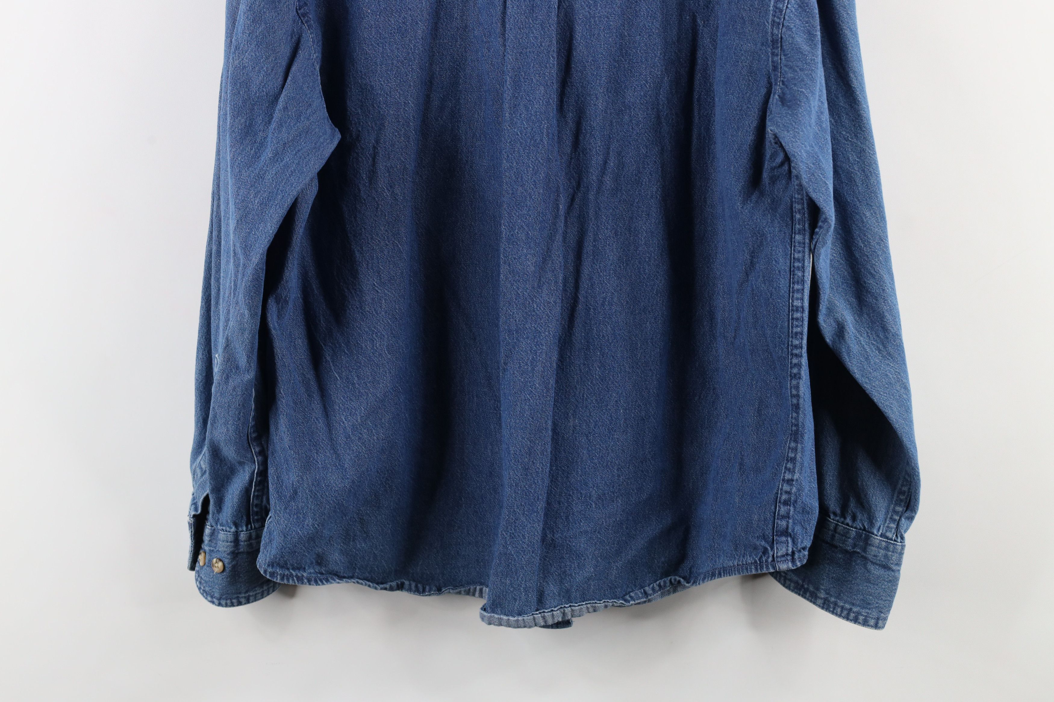 Vintage Vintage 90s Tony the Tiger Keebler Elf Denim Button Shirt Size S / US 4 / IT 40 - 10 Thumbnail