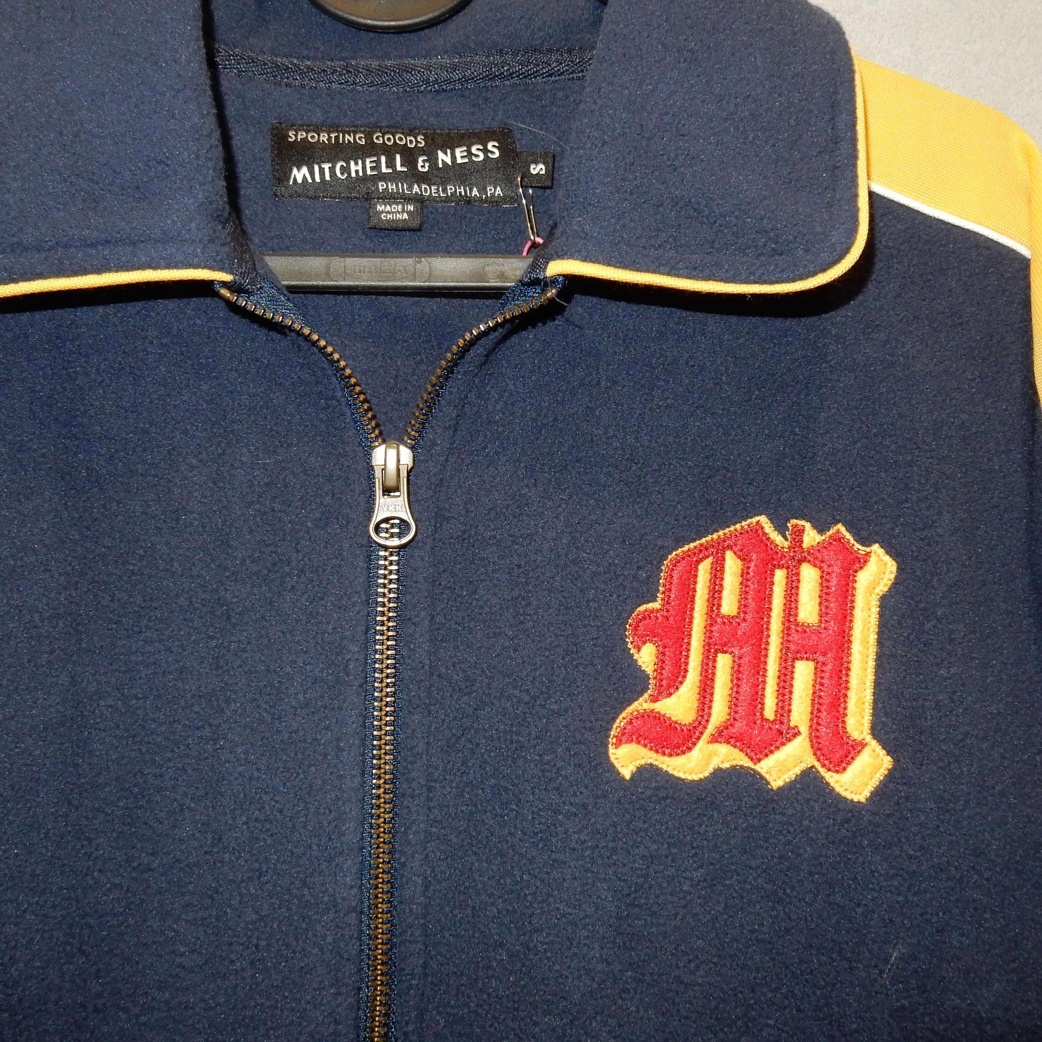 Mitchell & Ness Mitchell&Ness zip-up navy sweatshirt - S/M Size US M / EU 48-50 / 2 - 4 Thumbnail
