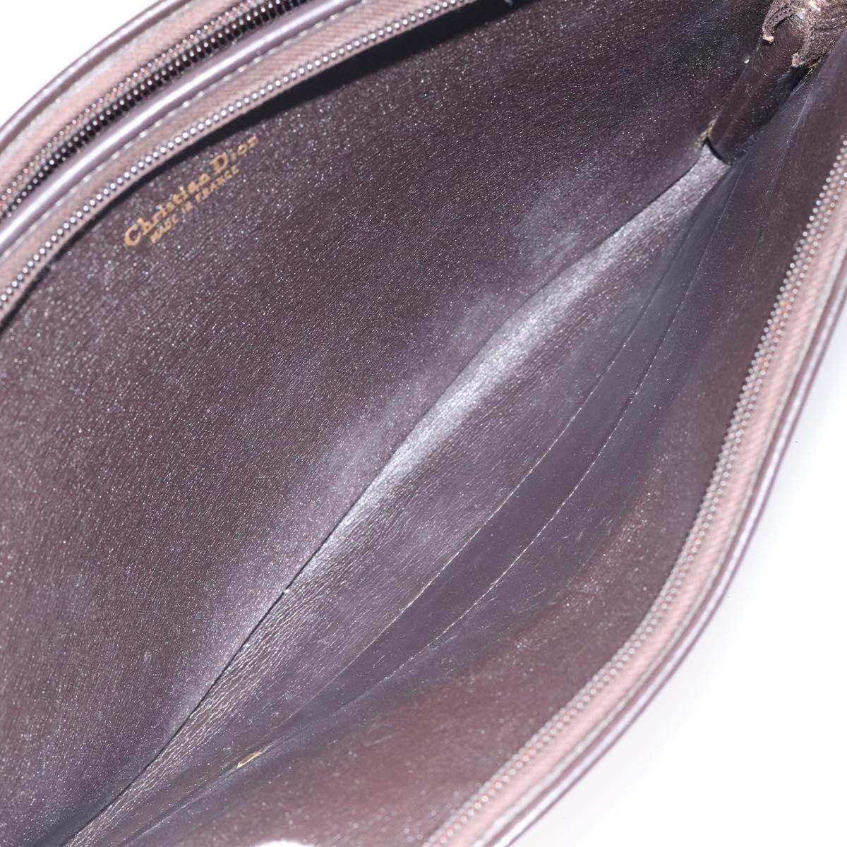 Dior DIOR Trotter Canvas Shoulder Bag Brown Gold Size ONE SIZE - 11 Thumbnail