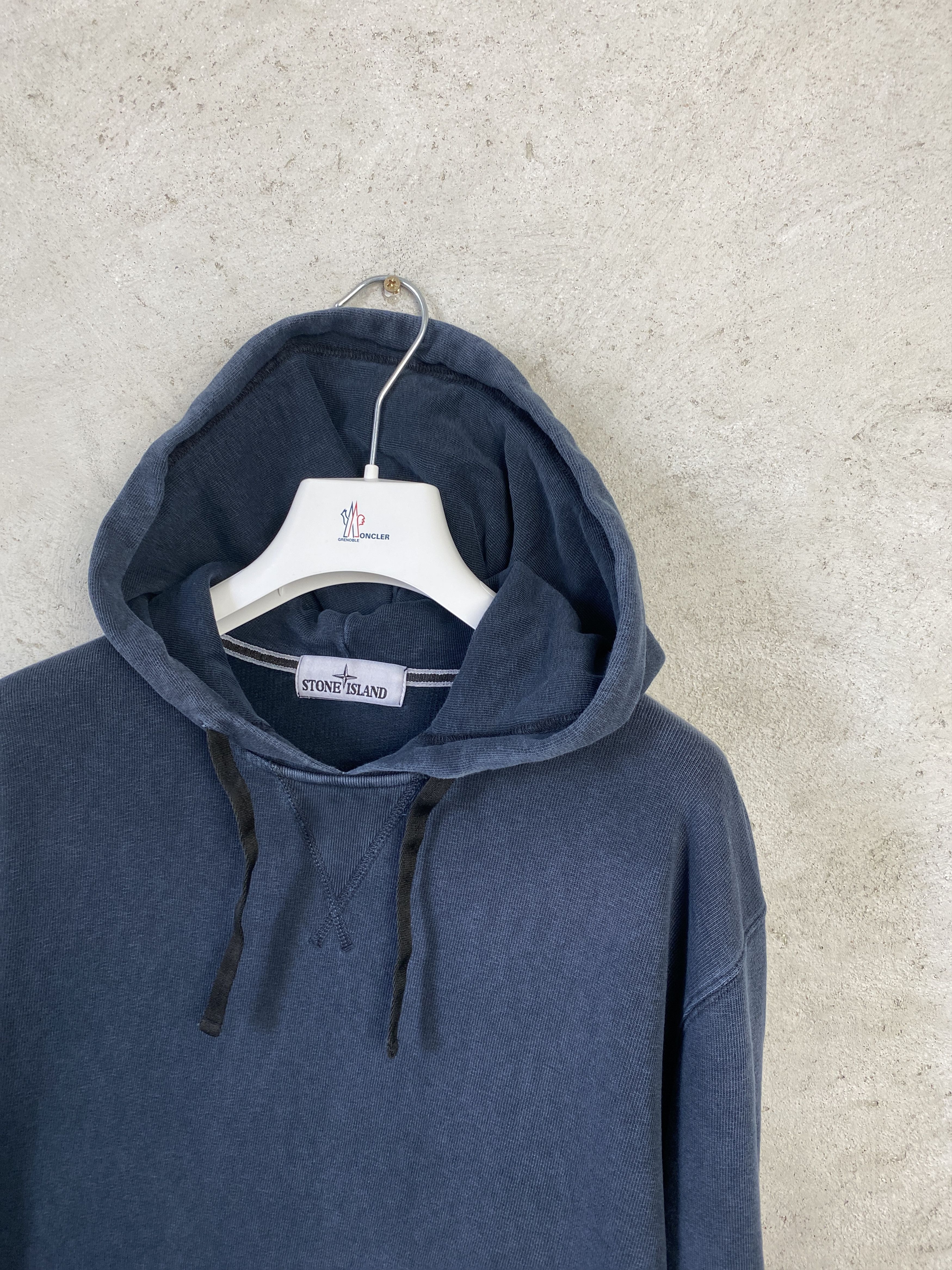 Stone Island Stone Island washed effect hoodie casual skate rap hip hop Size US XL / EU 56 / 4 - 2 Thumbnail