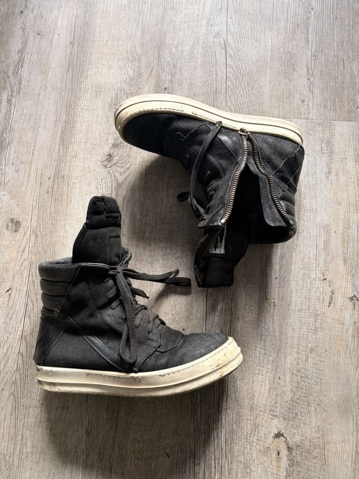 Rick Owens 2013 Rick Owen’s Geobasket blistered lamb Size US 6 / EU 39 - 1 Thumbnail