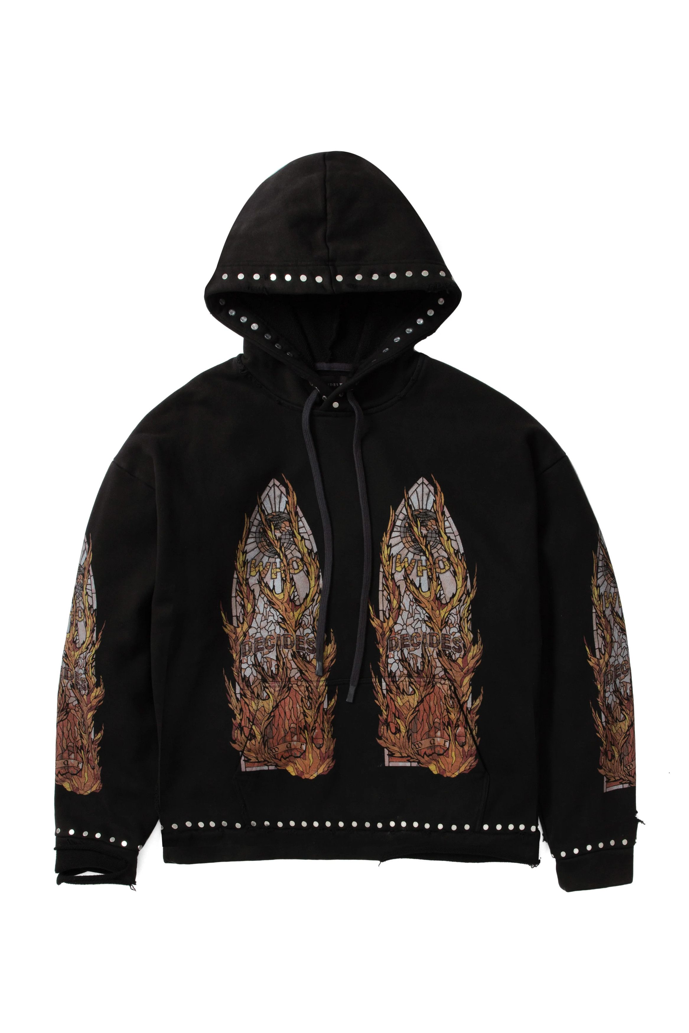 Who Decides War Who Decides War 'Flame Glass' Black & Red Hoodie Size US XXL / EU 58 / 5 - 1 Preview