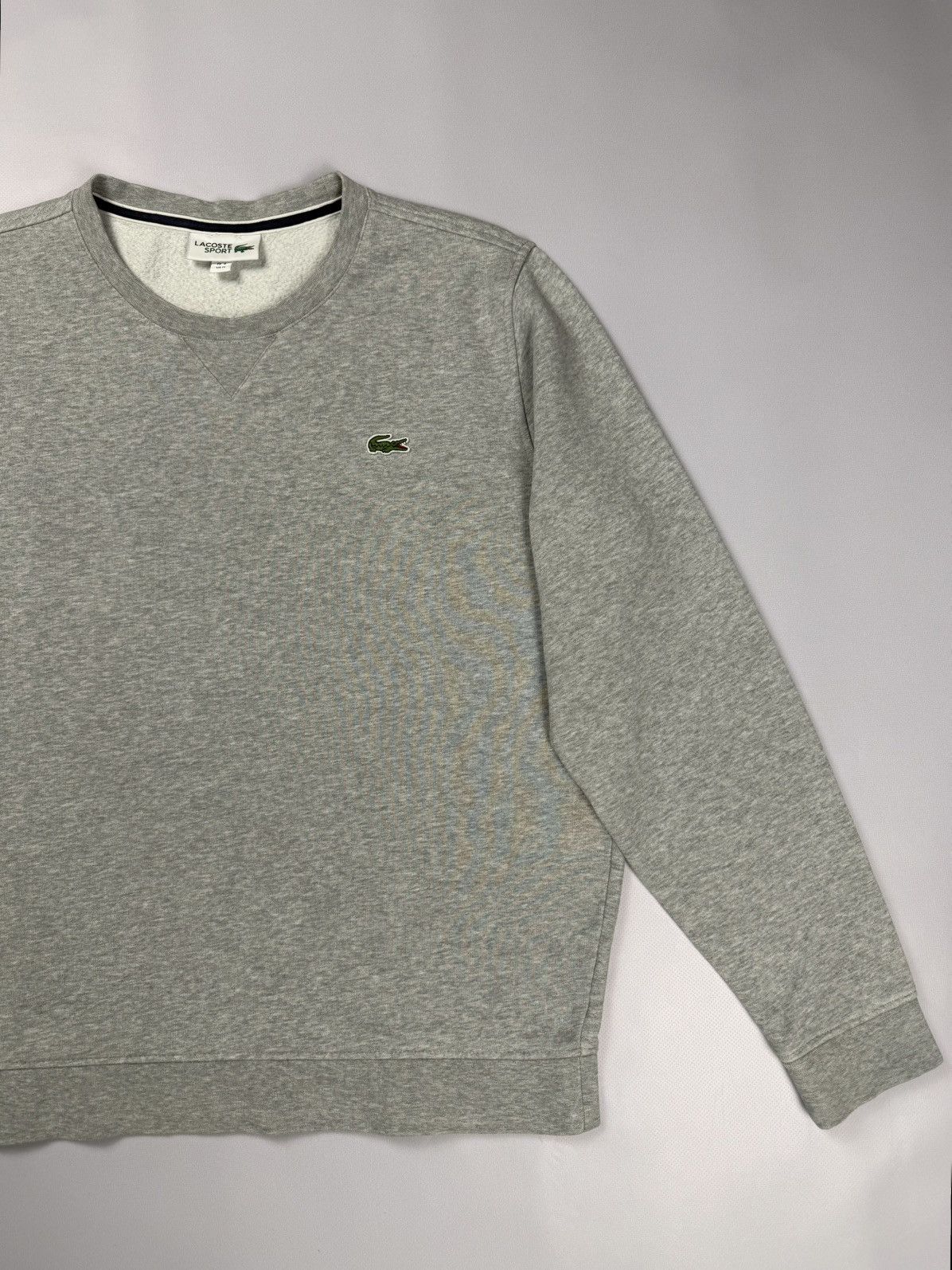 Lacoste Lacoste Gray Basic Crewneck Sweatshirt Size US S / EU 44-46 / 1 - 3 Thumbnail