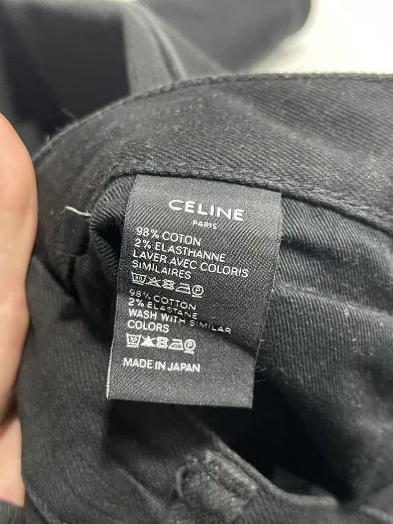 Celine Celine Black Denim Pants Size 30 Size US 30 / EU 46 - 6 Thumbnail