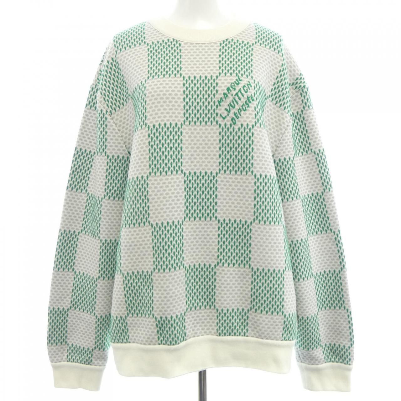Louis Vuitton Louis Vuitton Louis Vuitton Damier Cotton Sweatshirt Textile Sweatshirts & Hoodies HQY92WIIM DUTY FREE for USA Size ONE SIZE - 1 Thumbnail