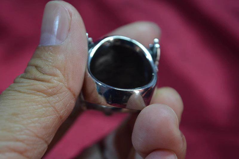 Jewelry Transformers Jewelry Rings Open Size Chrome Ring (Size 7-13) Size ONE SIZE - 4 Thumbnail