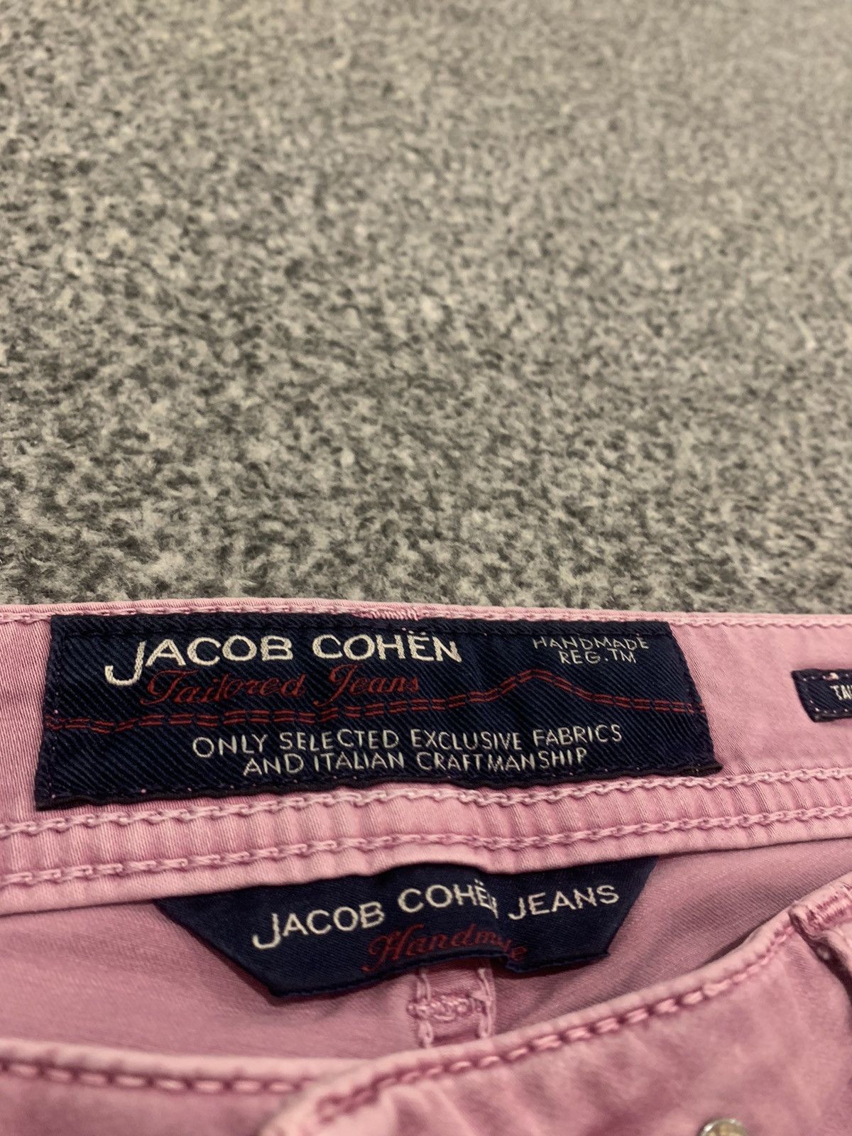 Jacob Cohen Jacob Cohen Italian Handmade Washed Denim Pants Size US 33 - 7 Thumbnail