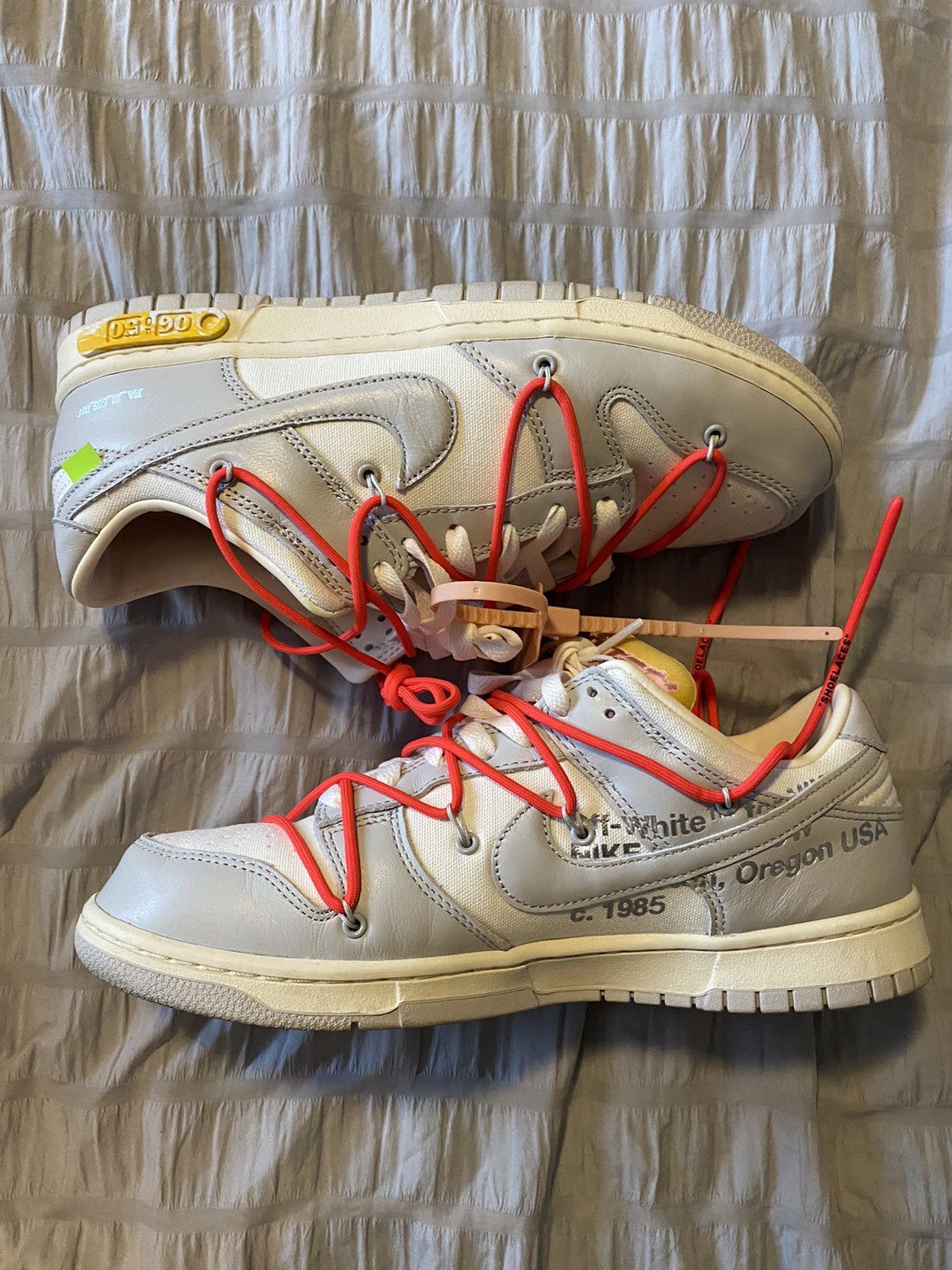 image of Nike Off White Dunk Shoes, Men's (Size 11)