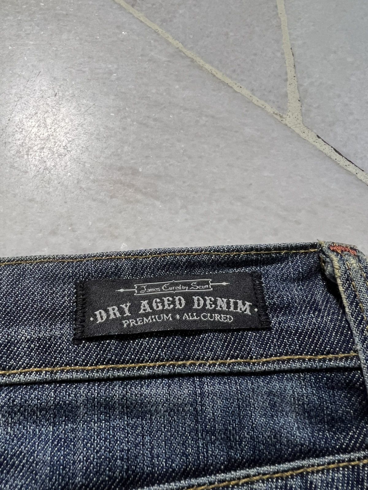 Japanese Brand × Vintage 💥Flare💥Vintage 90’s Style Dry Age Washed Jeans Size US 29 - 13 Thumbnail