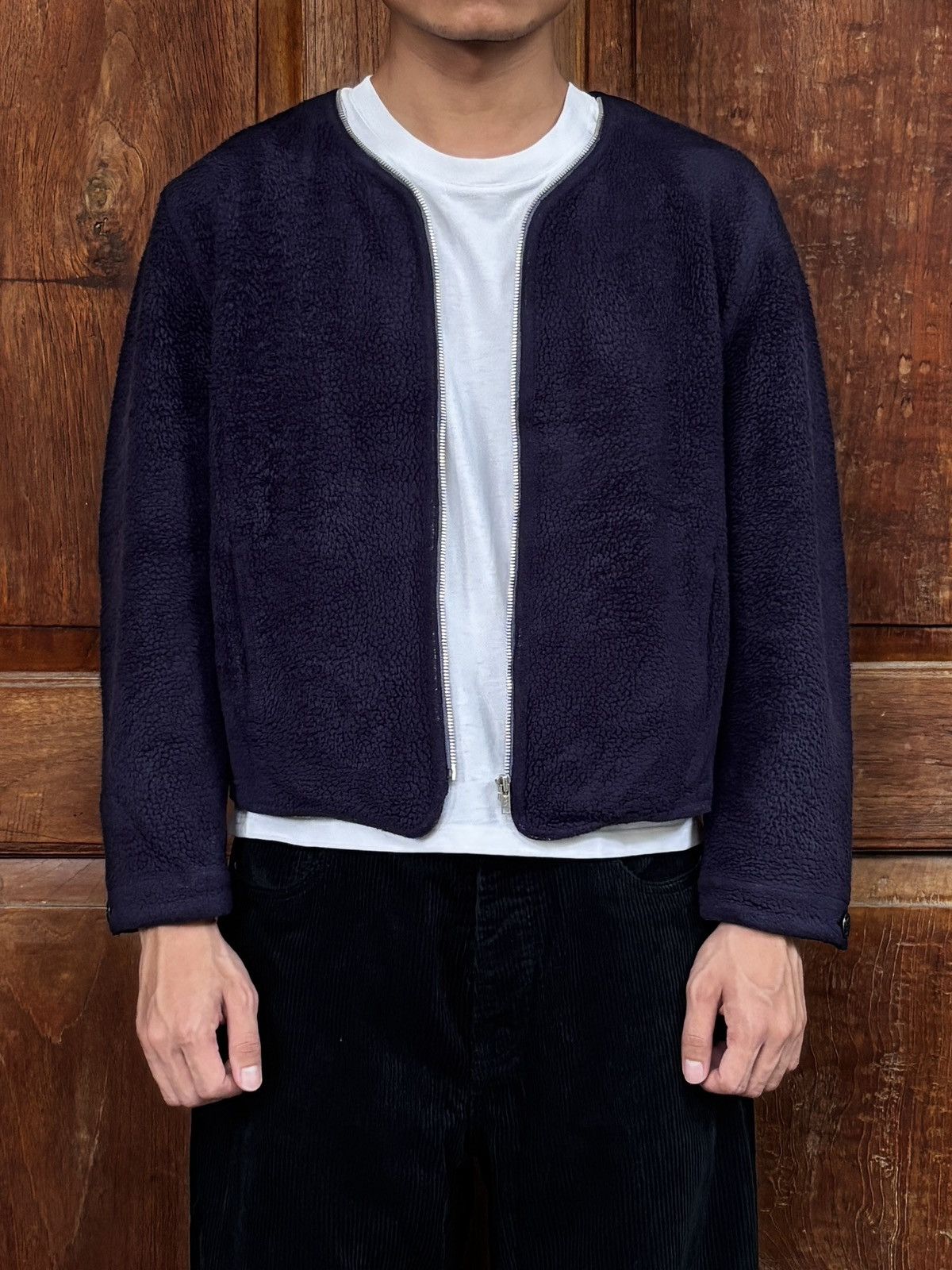 Issey Miyake Fleece Zip Cardigan Jacket Size US S / EU 44-46 / 1 - 1 Thumbnail