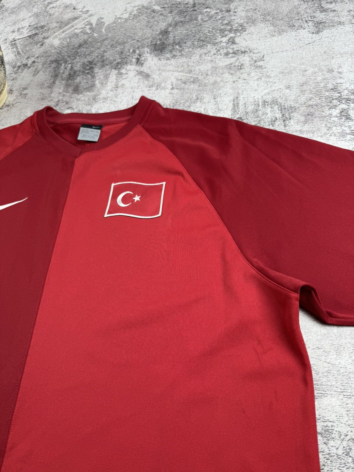 Other Turkey 2006 Nike National Vintage Home Soccer Football T Shirt Jersey Tee Top Size US XXL / EU 58 / 5 - 10 Thumbnail