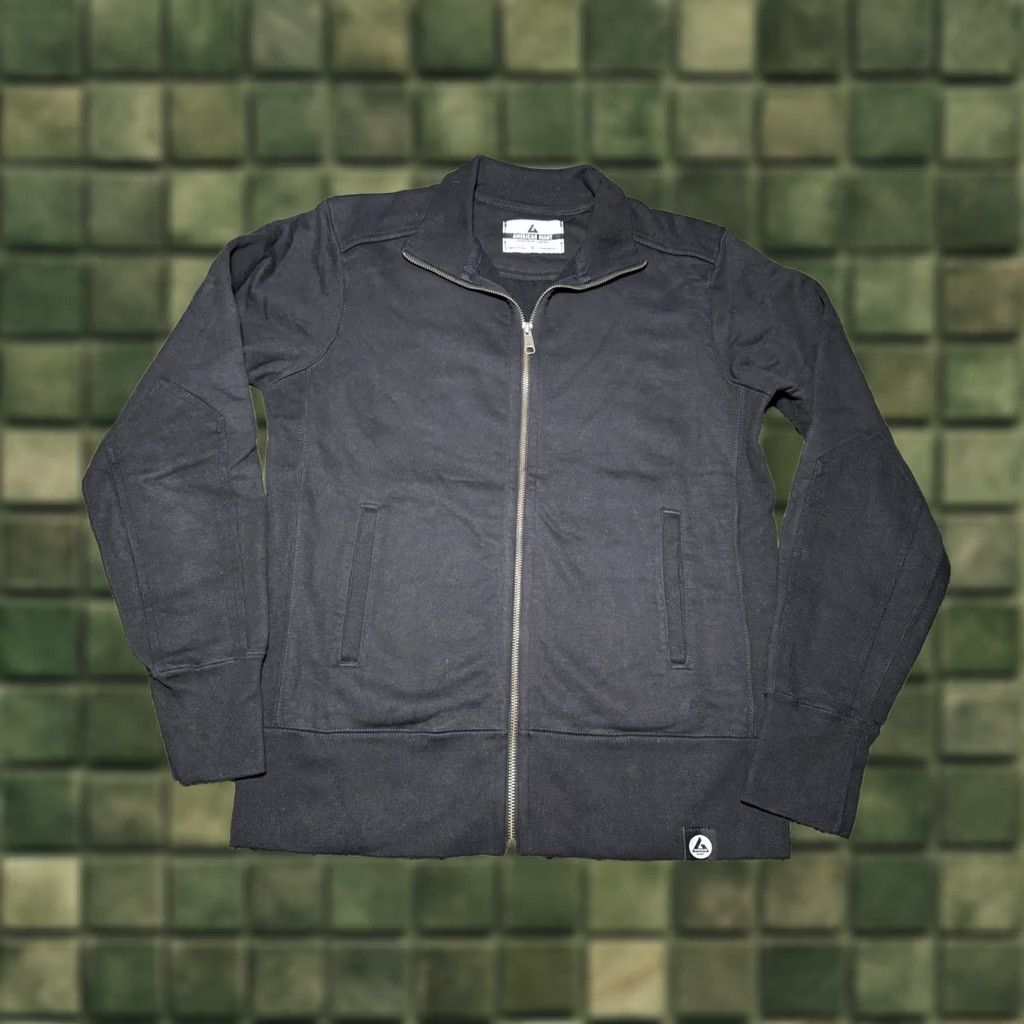 Vintage VINTAGE American Giant Moto Full Zip Sweatshirt Mens S Black Heavyweight Made USA Size US S / EU 44-46 / 1 - 1 Thumbnail