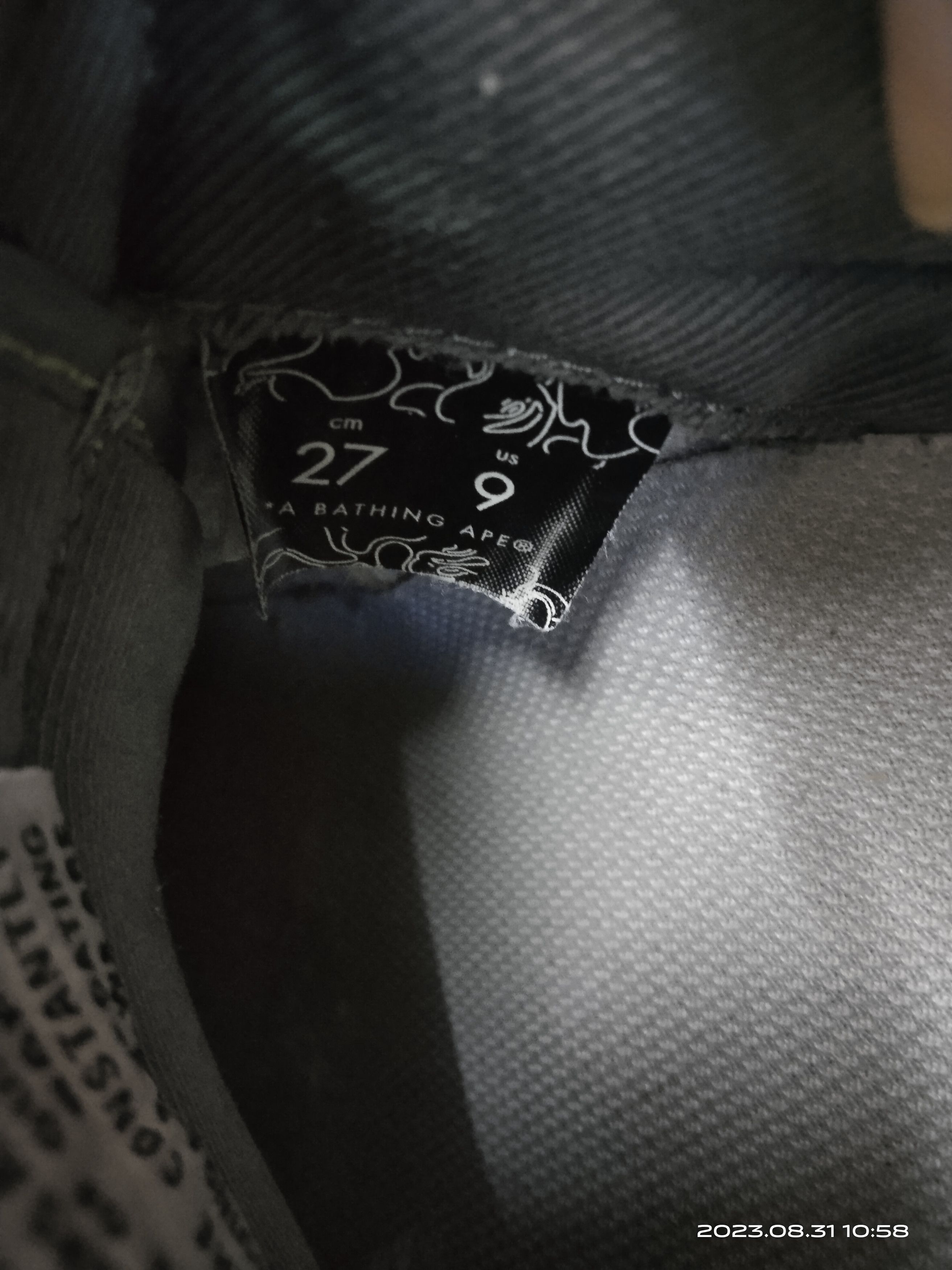 Bape Lettered Bapesta Size US 9 / EU 42 - 10 Thumbnail