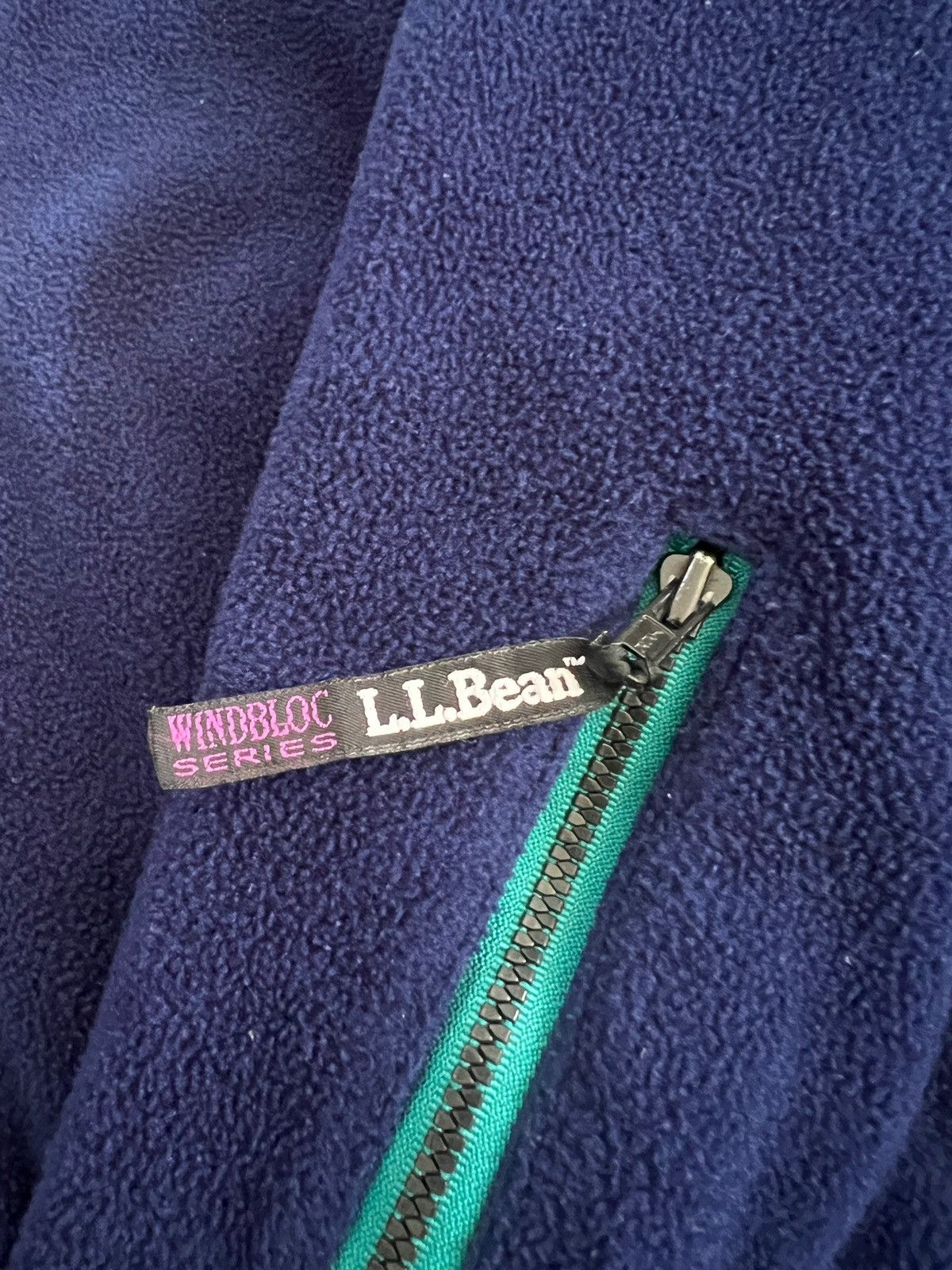 L.L. Bean × Polartec × Vintage Vintage 90s LL Bean Windbloc Series Polartec Fleece Jacket Size US XL / EU 56 / 4 - 6 Thumbnail