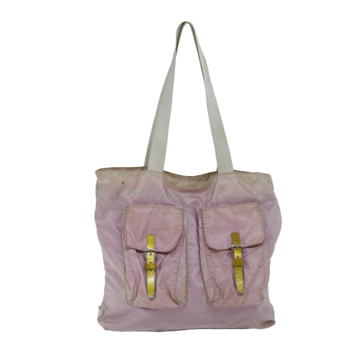 Prada Pink Synthetic Tote Bag (Pre-Owned) Size ONE SIZE - 1 Thumbnail