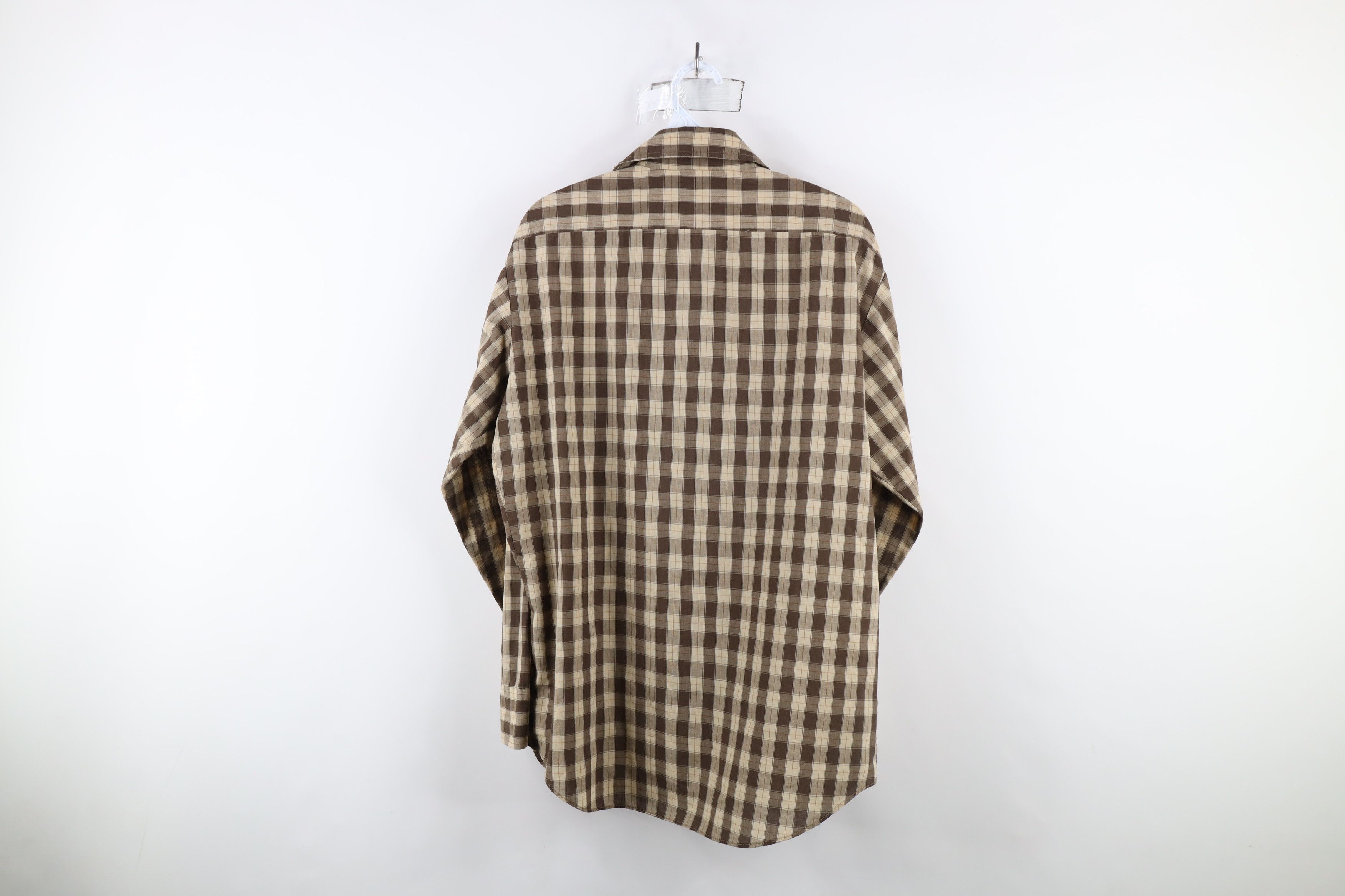 Vintage Vintage 70s Streetwear Checkered Plaid Collared Button Shirt Size US M / EU 48-50 / 2 - 6 Thumbnail