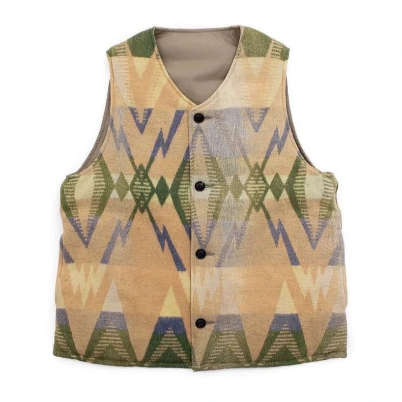 Visvim Visvim VISVIM KORA Down Vest with Navajo Pattern-2506 Size US M / EU 48-50 / 2 - 1 Thumbnail
