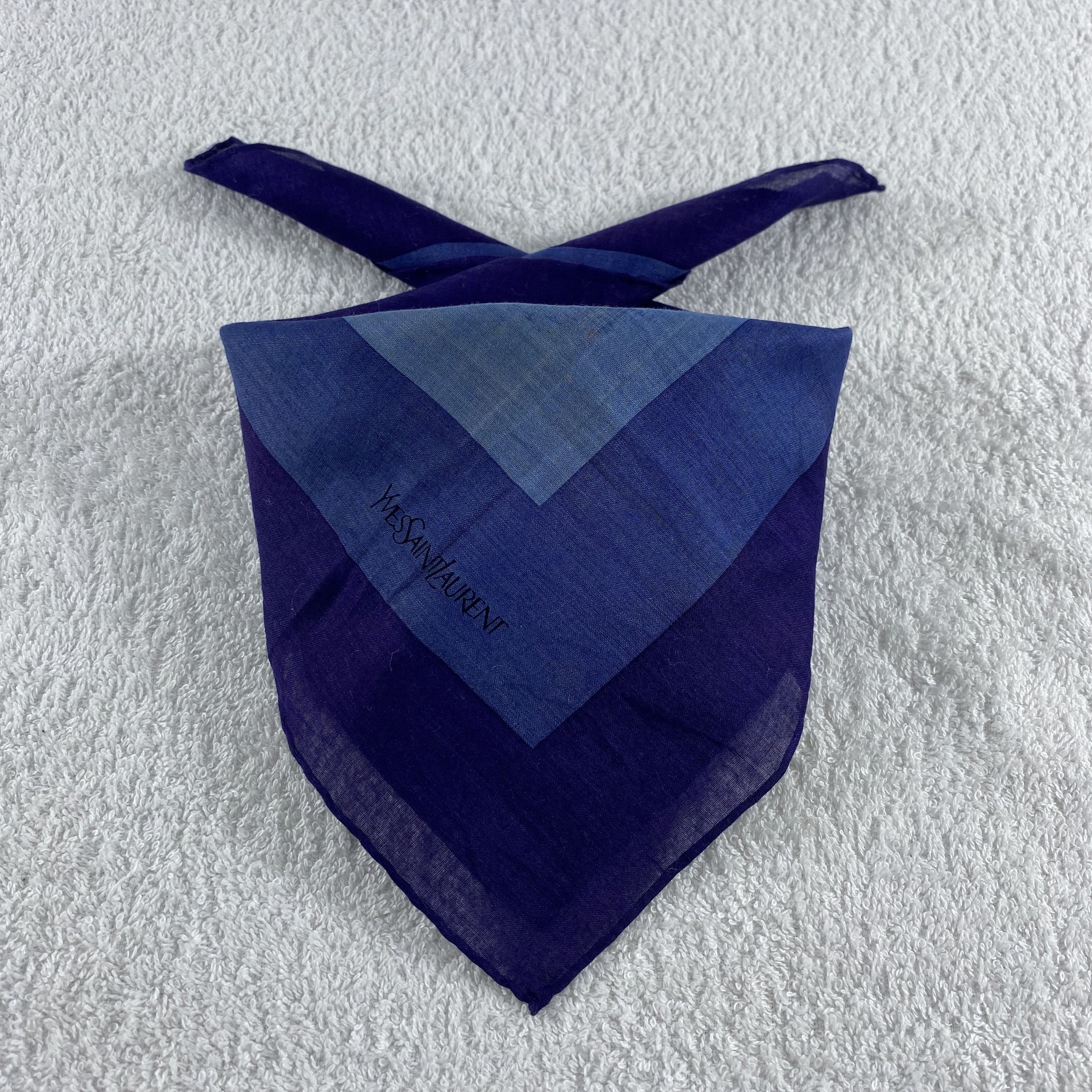 Vintage × Yves Saint Laurent Yves Saint Laurent Neckerchief / Bandana / Handkerchief Size ONE SIZE - 1 Thumbnail